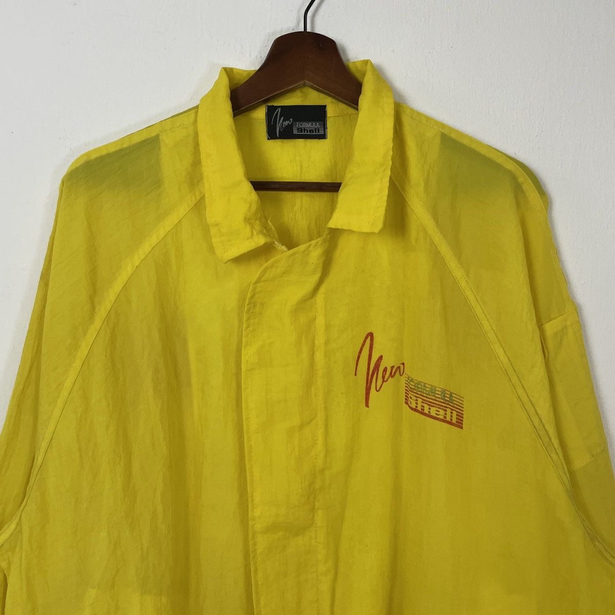 Vintage Vintage Shell Big Logo Zipper Ups Jacket Size US XL / EU 56 / 4 - 10 Thumbnail