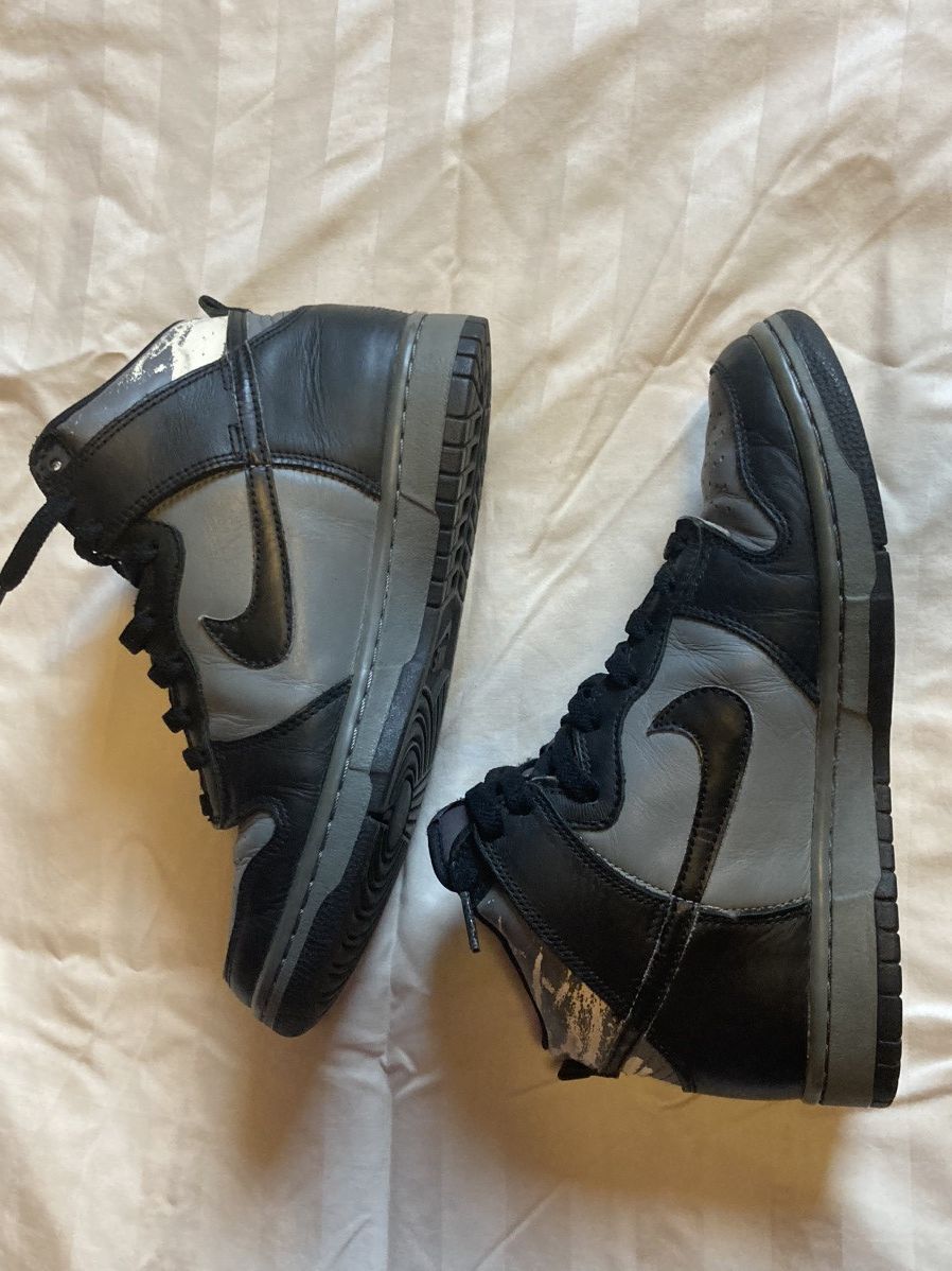 Nike 1999 Nike Dunk Cool Grey Black vintage Size US 7.5 / EU 40-41 - 3 Thumbnail