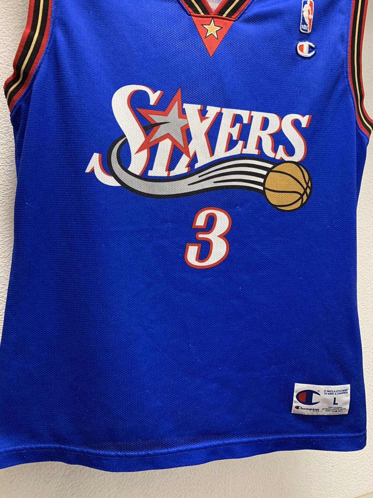 Champion Champion Philadelphia sixers Iverson 3 nba vintage jersey L Size US L / EU 52-54 / 3 - 6 Thumbnail