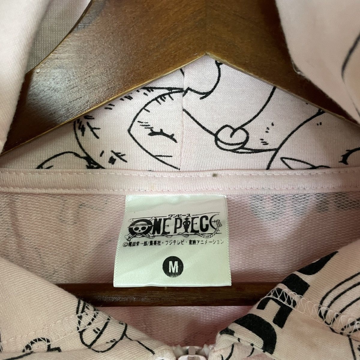 Anime Vintage One Piece Tony Chopper Hoodies Sweatshirt Size US M / EU 48-50 / 2 - 5 Thumbnail