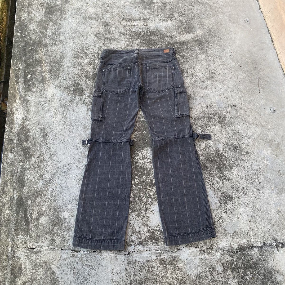 Beauty Beast × Japanese Brand Vintage Japanese Nicole Club Checkered Punk Bondage Pants Size US 33 - 2 Thumbnail