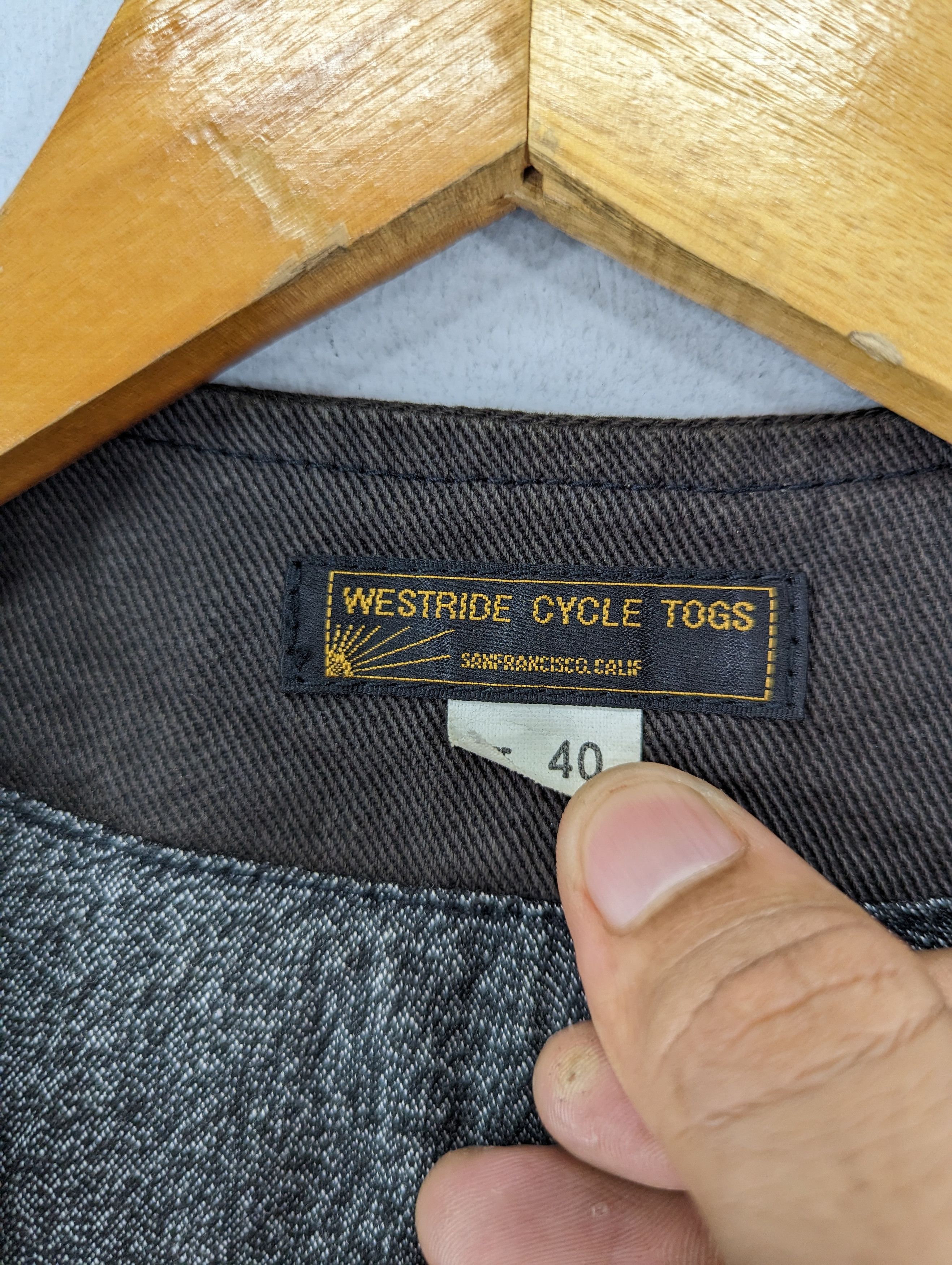 WEST RIDE 🔥RARE🔥WestRide Cycle Togs Denim Vest Jacket Size US M / EU 48-50 / 2 - 6 Thumbnail