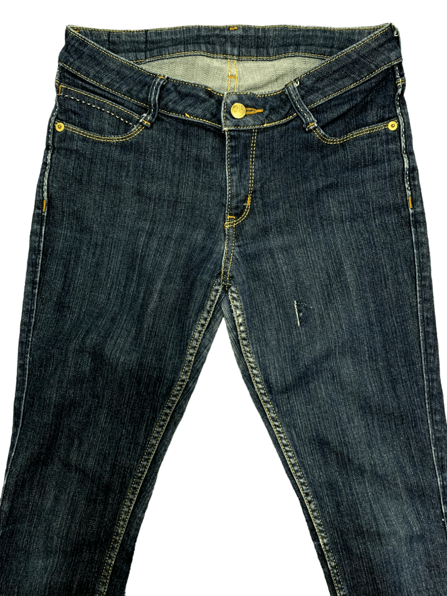 Japanese Brand Vintage Japanese Brand Blue Wash Flare Jeans Size US 27 - 5 Thumbnail
