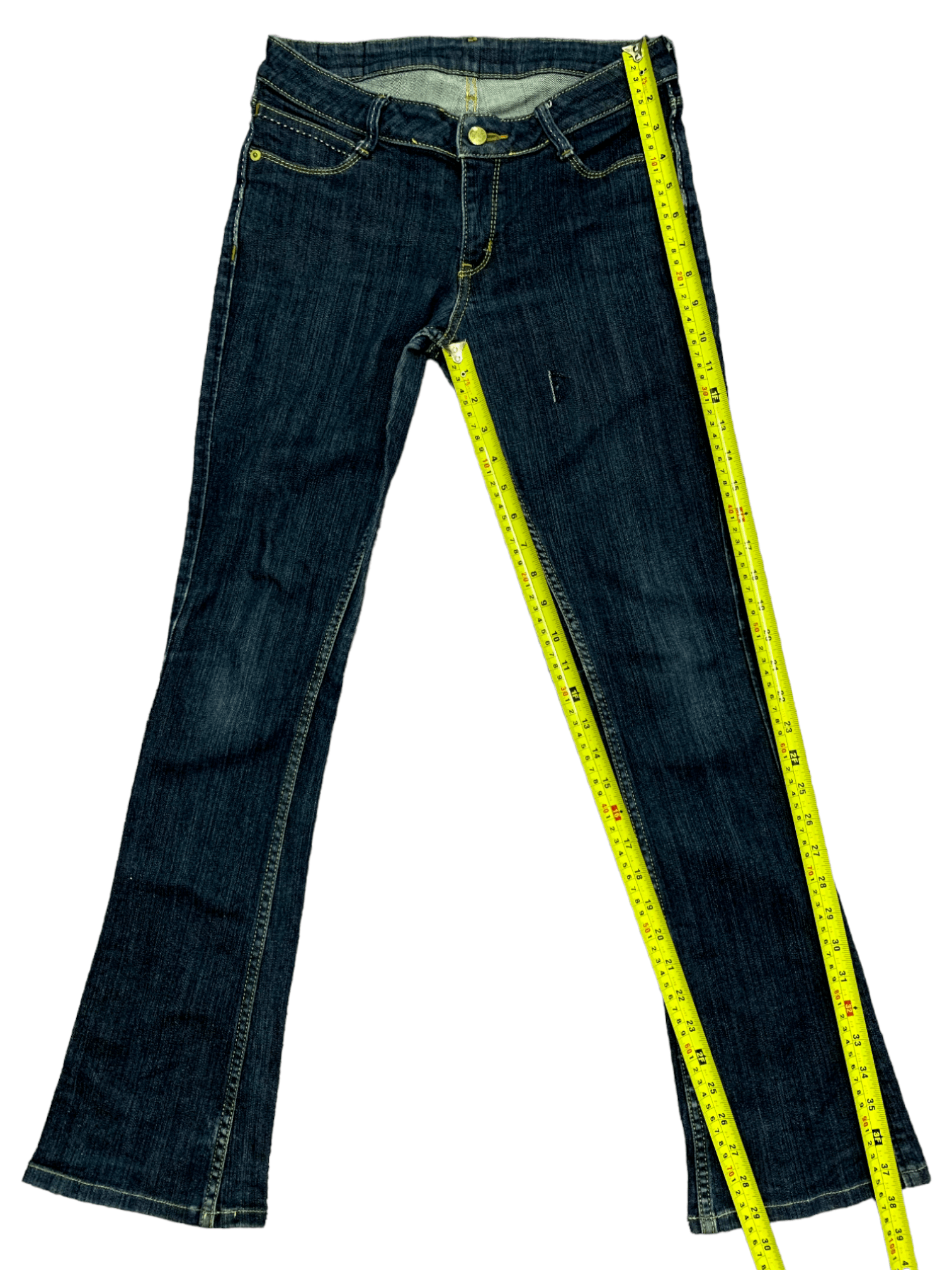 Japanese Brand Vintage Japanese Brand Blue Wash Flare Jeans Size US 27 - 11 Thumbnail