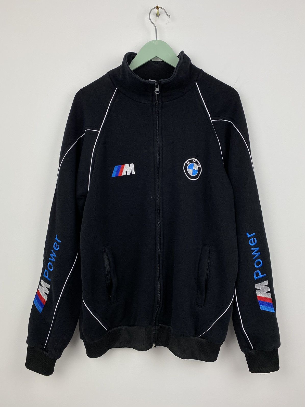 BMW BMW M Power Zip Sweatshirt Jacket Honda Subaru Mercedes Size US M / EU 48-50 / 2 - 1 Thumbnail