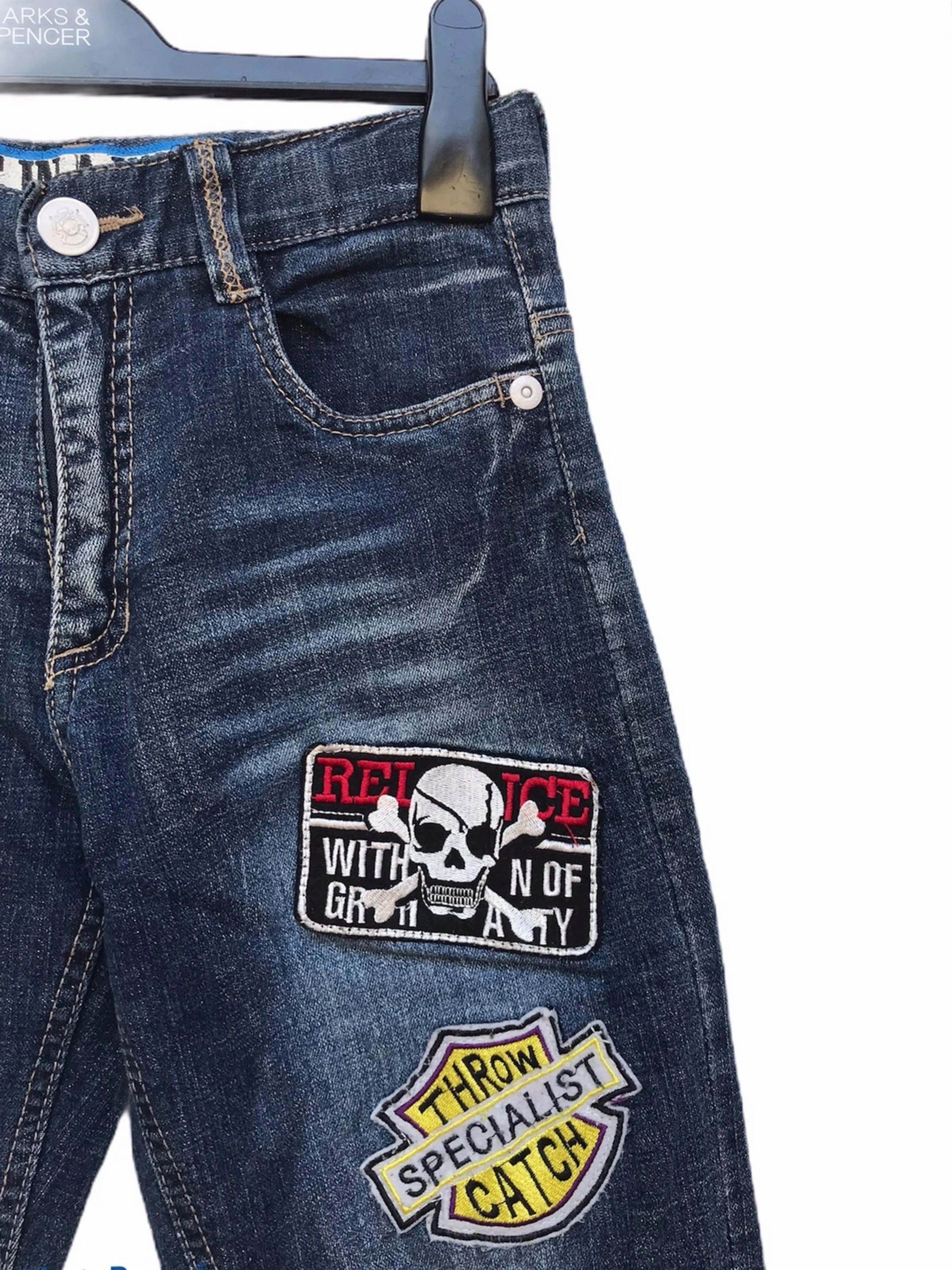 Japanese Brand Take In A Wave The Winner Nice Denim Jeans Size US 26 / EU 42 - 6 Thumbnail