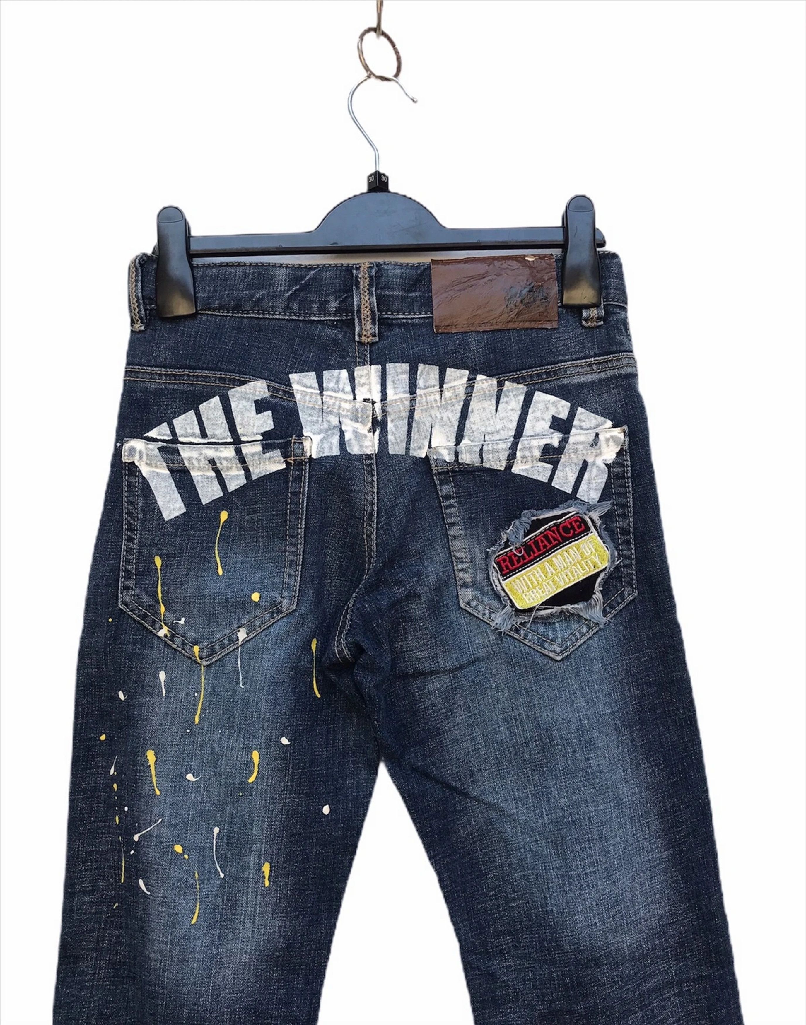 Japanese Brand Take In A Wave The Winner Nice Denim Jeans Size US 26 / EU 42 - 1 Thumbnail