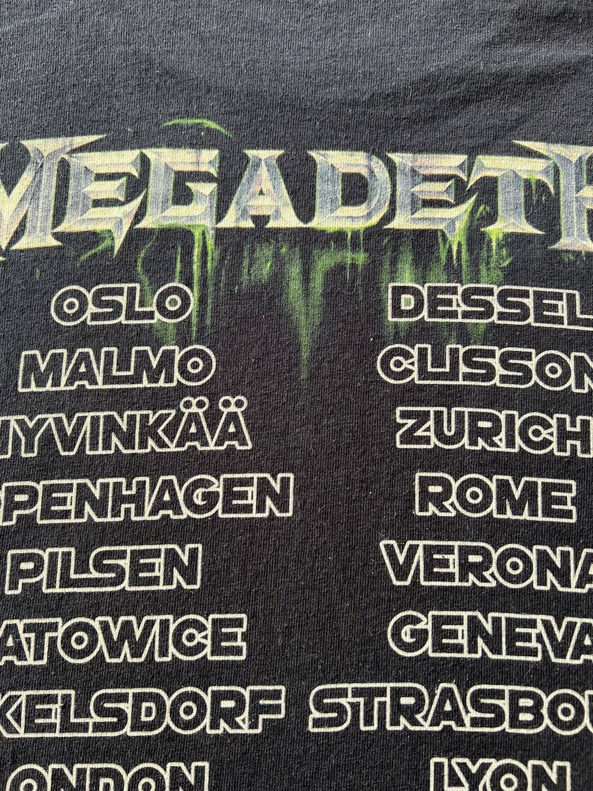 Band Tees Vintage 2018 Megadeth Tour Black Tee Size US XXL / EU 58 / 5 - 8 Thumbnail