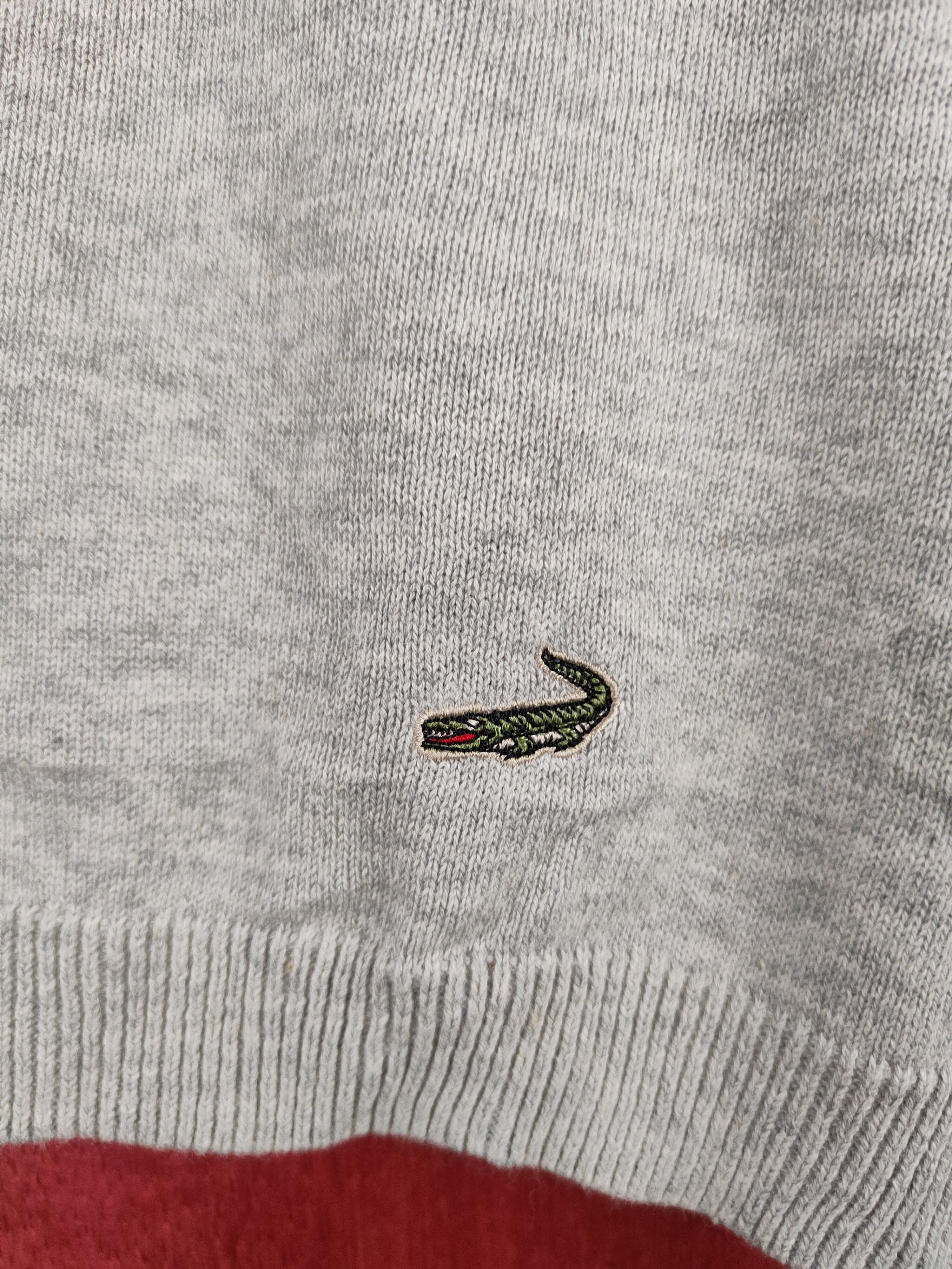 Japanese Brand Crocodile Gray Cardigan knitwear streetwear #S881 Size L / US 10 / IT 46 - 9 Thumbnail