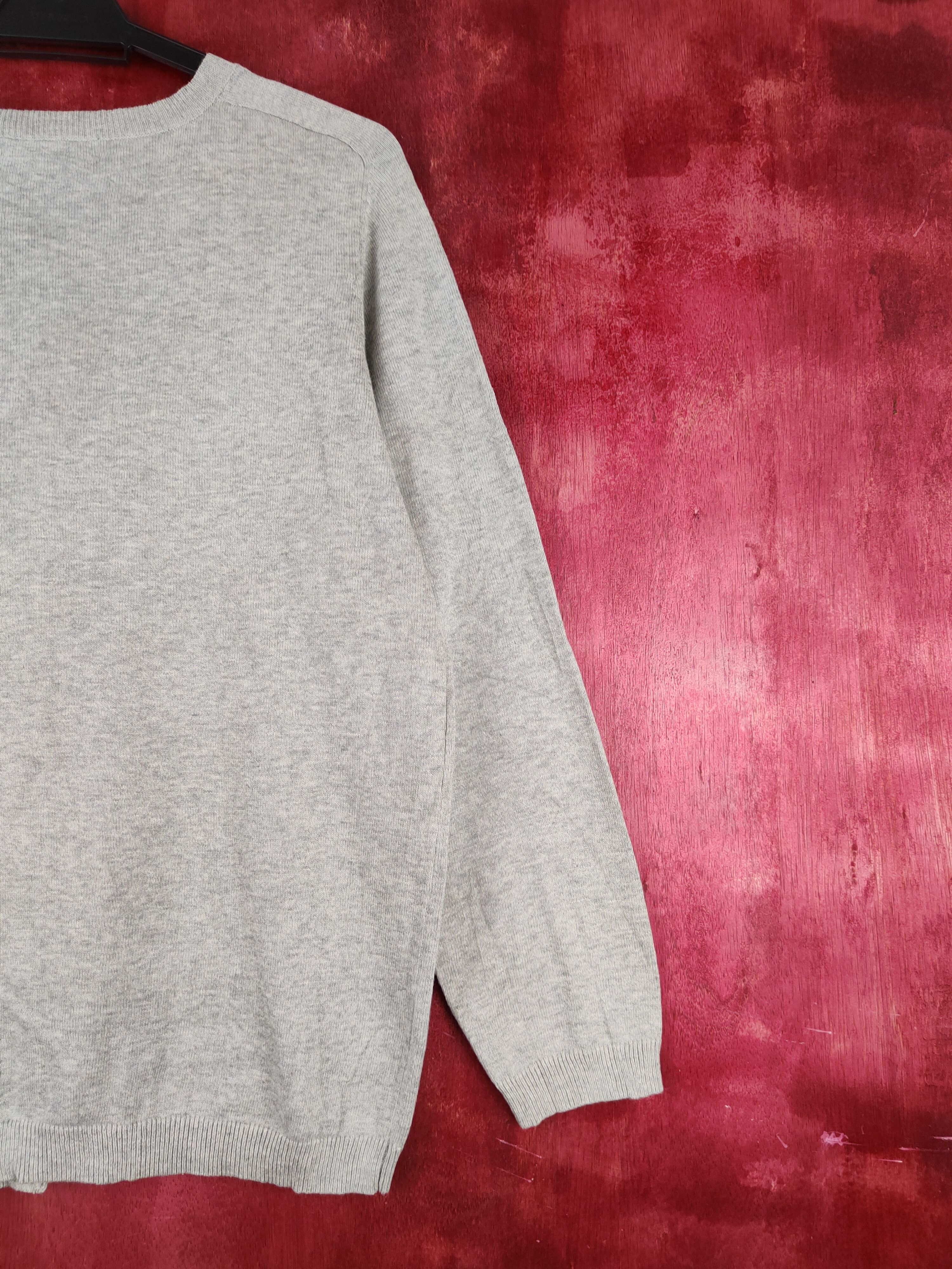 Japanese Brand Crocodile Gray Cardigan knitwear streetwear #S881 Size L / US 10 / IT 46 - 13 Thumbnail