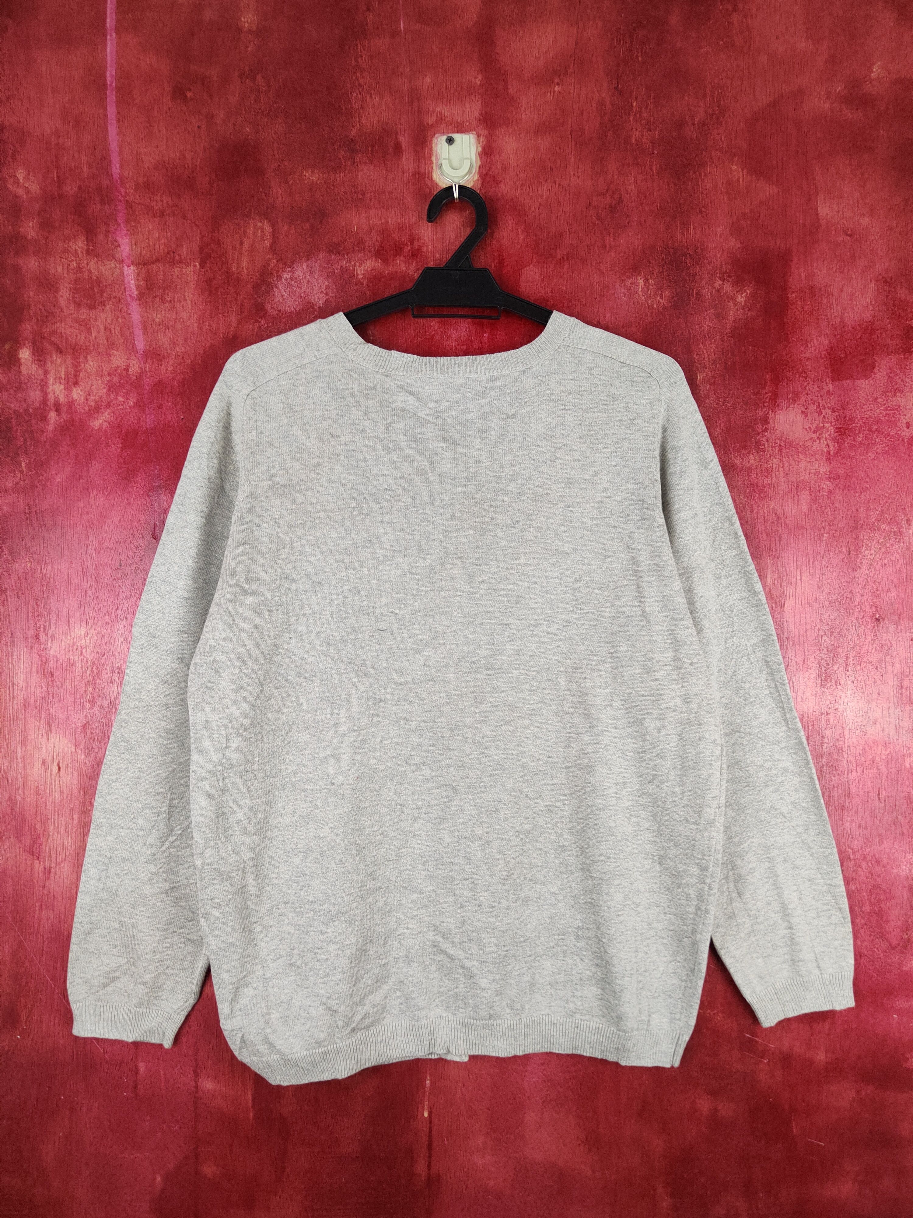 Japanese Brand Crocodile Gray Cardigan knitwear streetwear #S881 Size L / US 10 / IT 46 - 11 Thumbnail