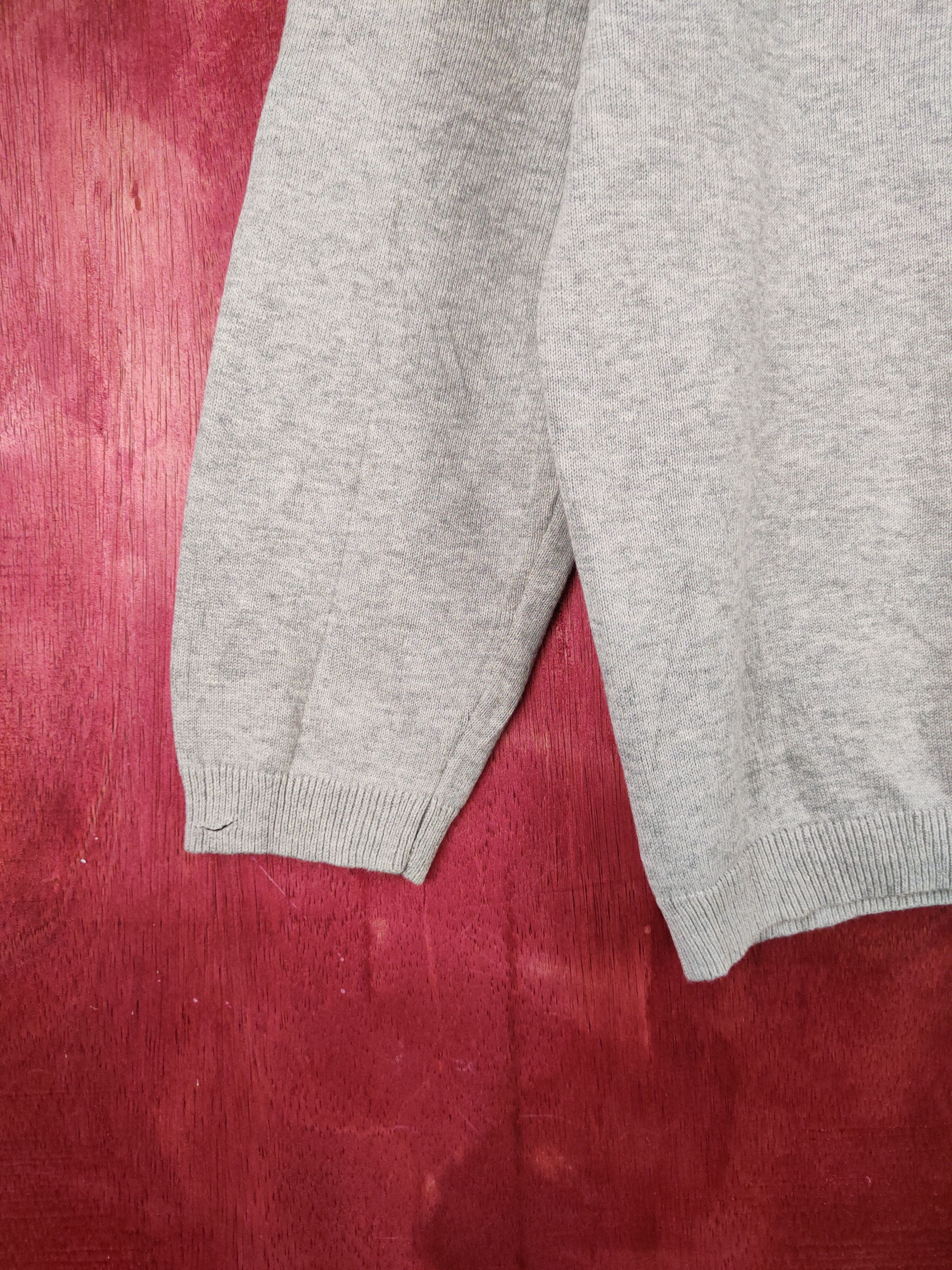 Japanese Brand Crocodile Gray Cardigan knitwear streetwear #S881 Size L / US 10 / IT 46 - 7 Thumbnail