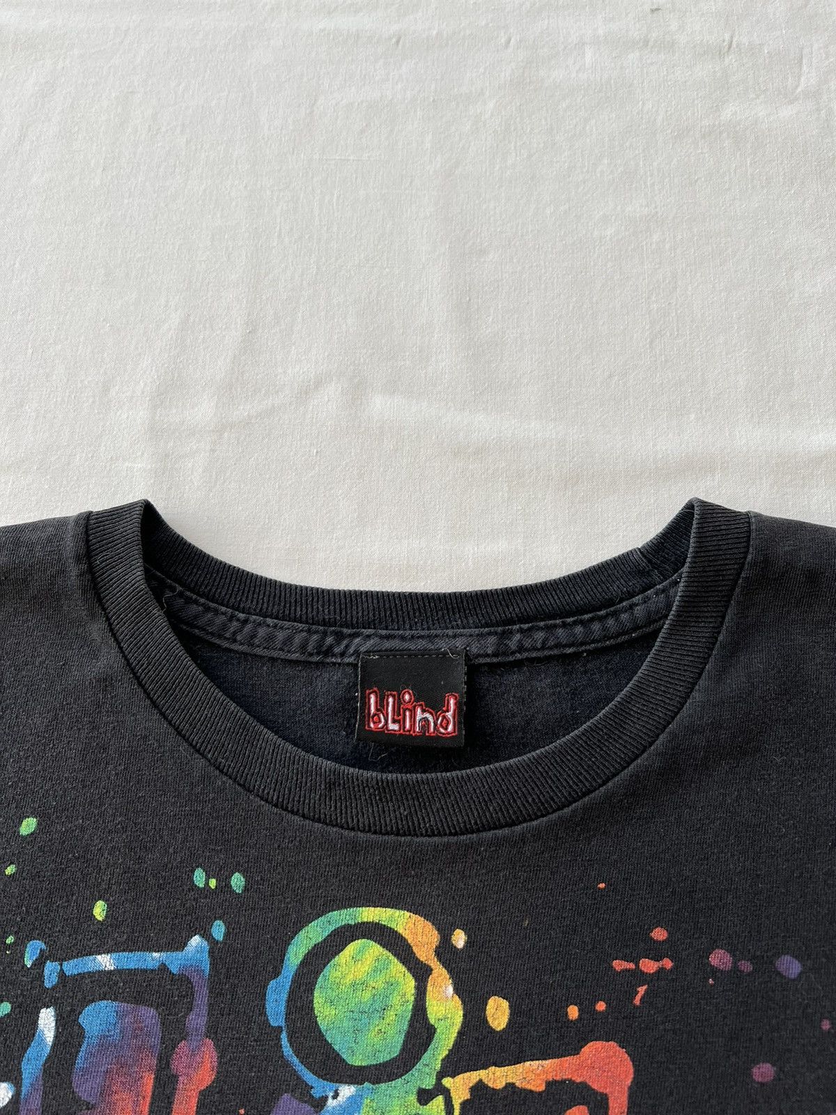 Hook-Ups Vintage 2000s Blind Skateboards Black Tee (Powell Peralta) Size US XL / EU 56 / 4 - 8 Thumbnail