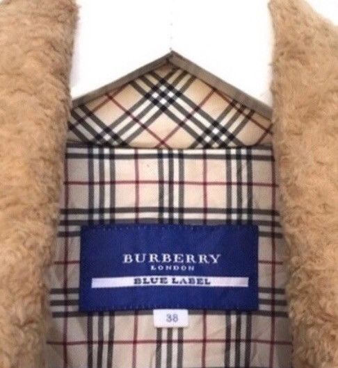 Burberry Burberry X Blue Label Sherling Leather Button Flap Jacket Size S / US 4 / IT 40 - 8 Thumbnail