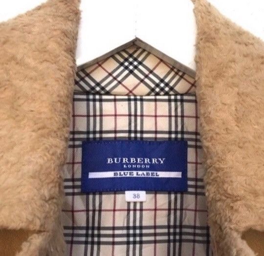 Burberry Burberry X Blue Label Sherling Leather Button Flap Jacket Size S / US 4 / IT 40 - 7 Thumbnail
