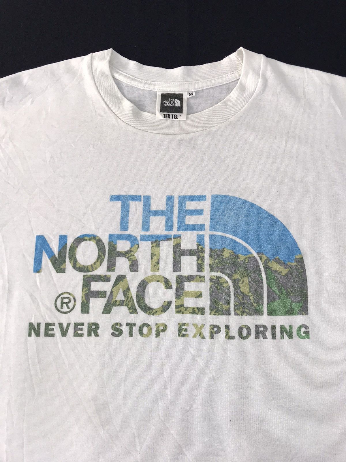 The North Face The North Face Mountain Big Logo Tee T-shirt Printed Size M / US 6-8 / IT 42-44 - 3 Thumbnail