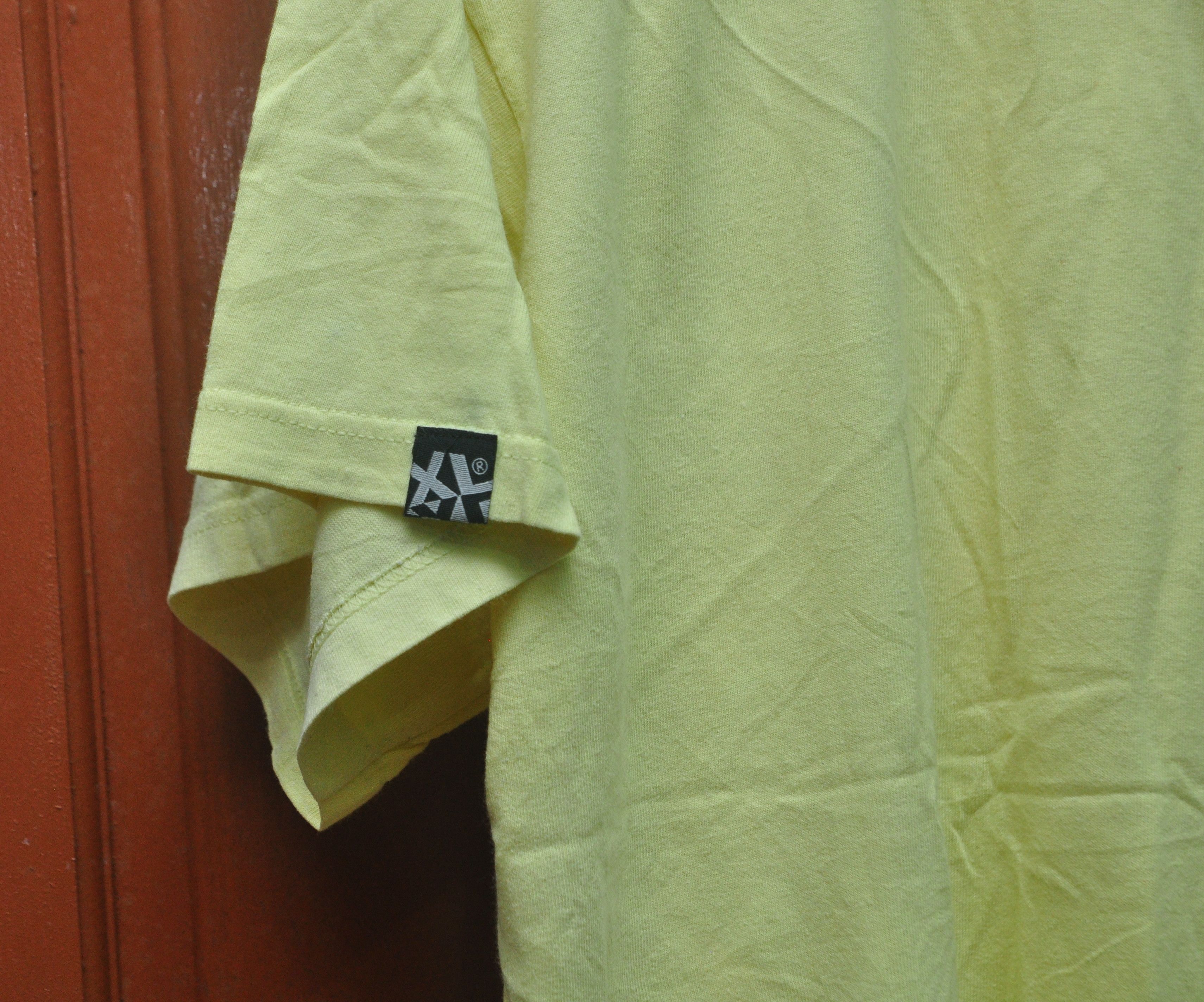 Japanese Brand × Vintage Vintage Xlarge Yellow Shirt / hip hop swag skate rap gift Size US XL / EU 56 / 4 - 4 Thumbnail
