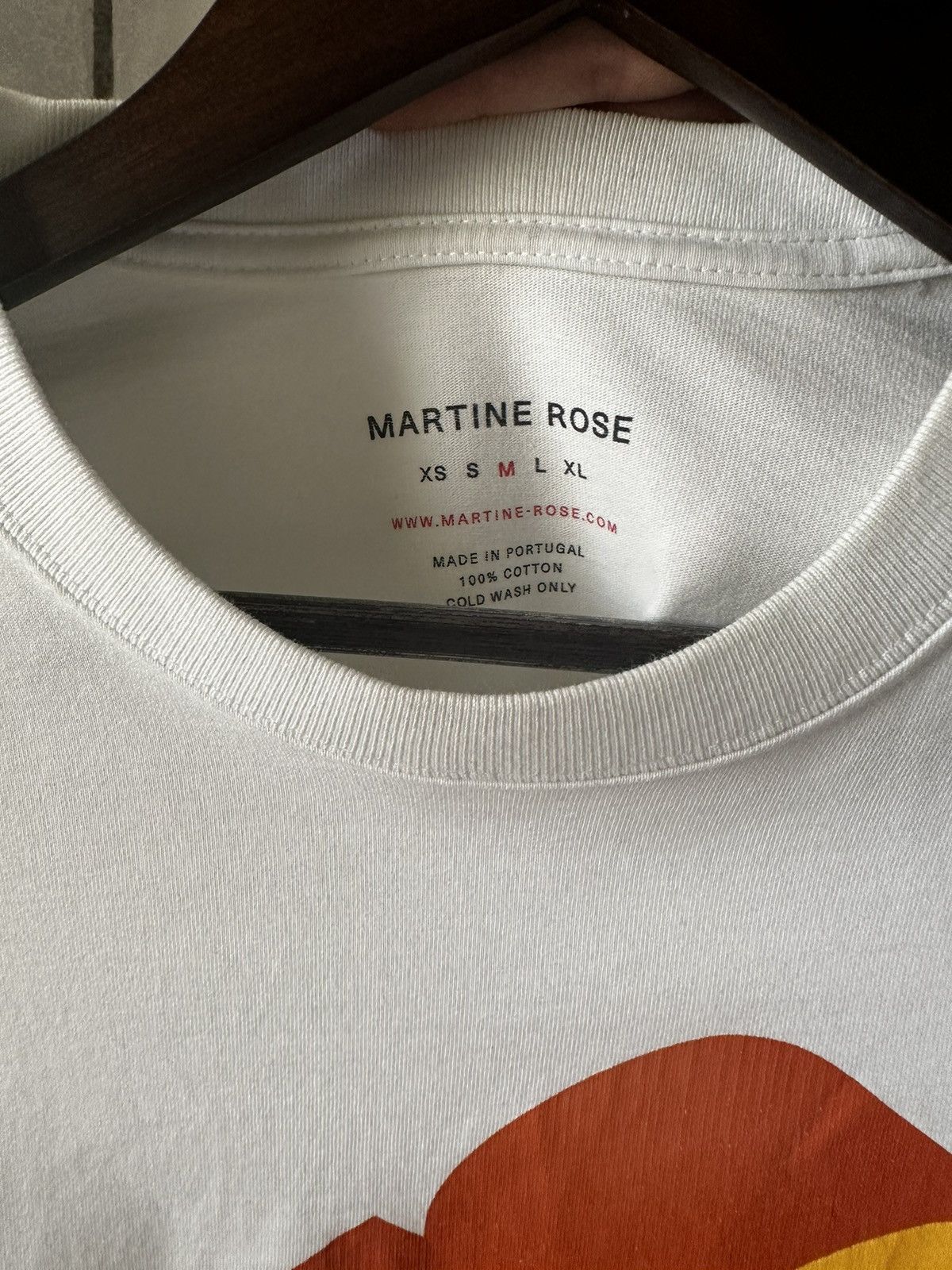 Martine Rose long sleeve YES logo Tee