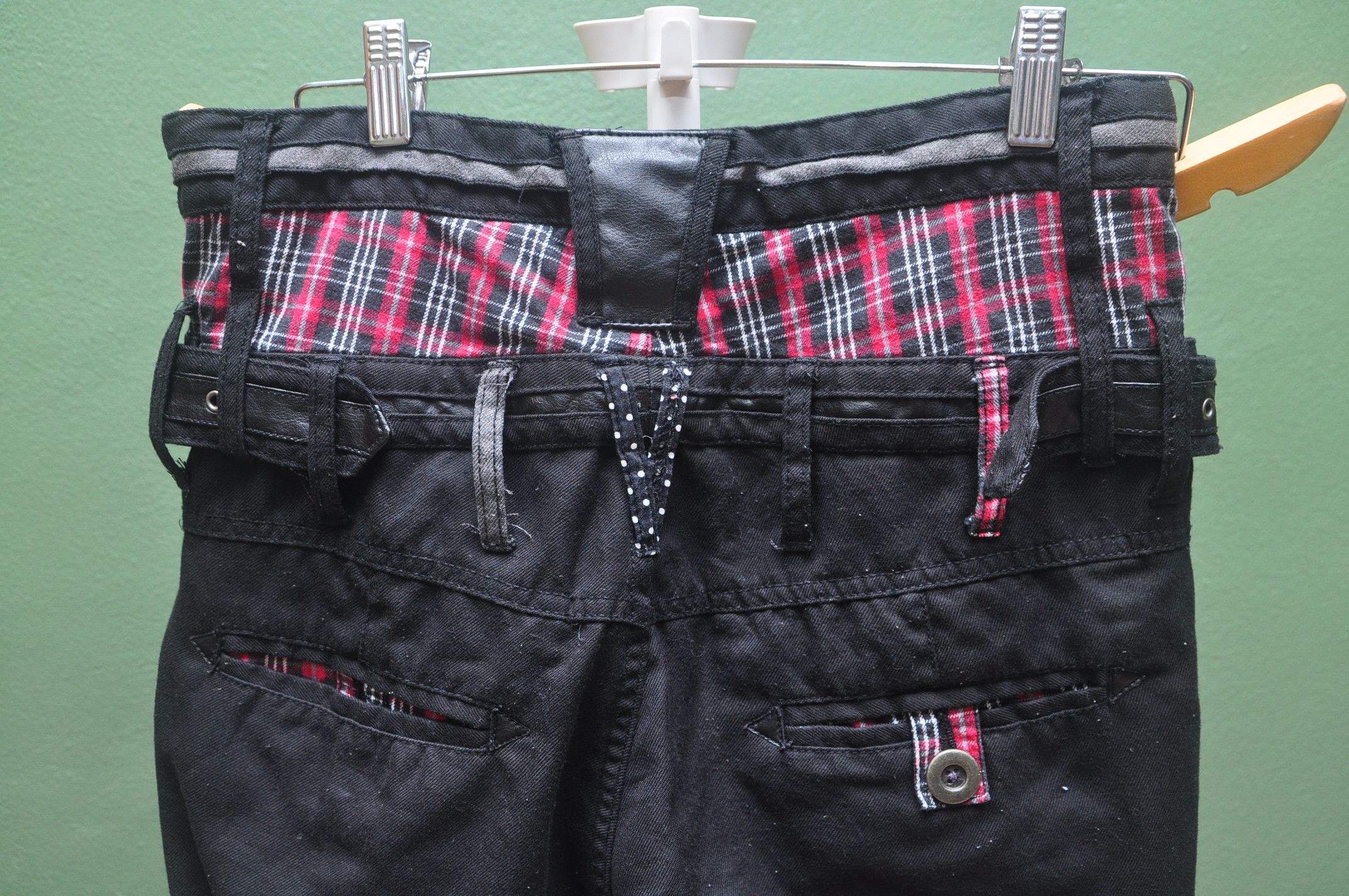 Japanese Brand × Vintage Vintage Punk Theme Pant Travis Scott Fashion Style Size US 31 - 5 Thumbnail