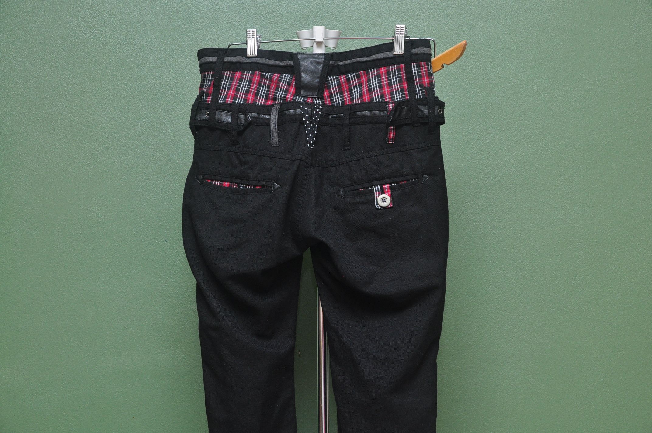 Japanese Brand × Vintage Vintage Punk Theme Pant Travis Scott Fashion Style Size US 31 - 4 Thumbnail