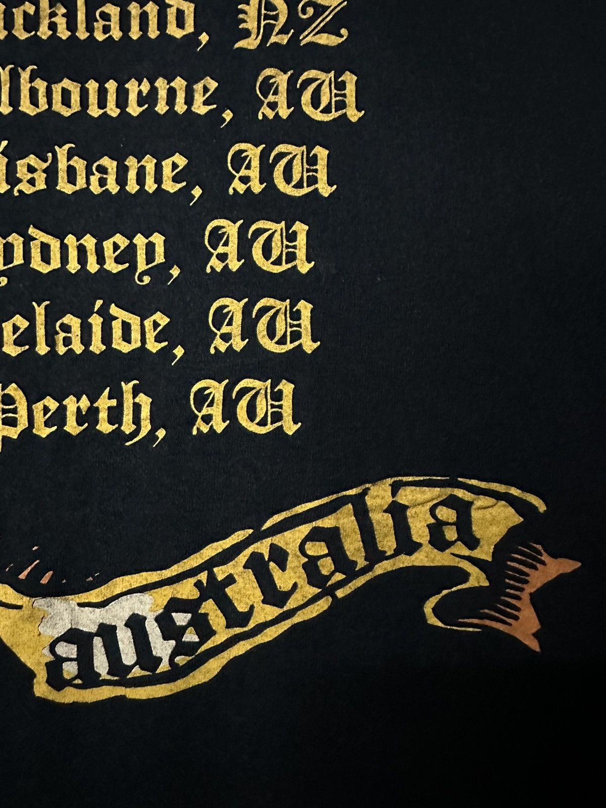 Band Tees × Vintage Vintage Lamb Of God Tour Australia Faded Tee Size US XL / EU 56 / 4 - 10 Thumbnail