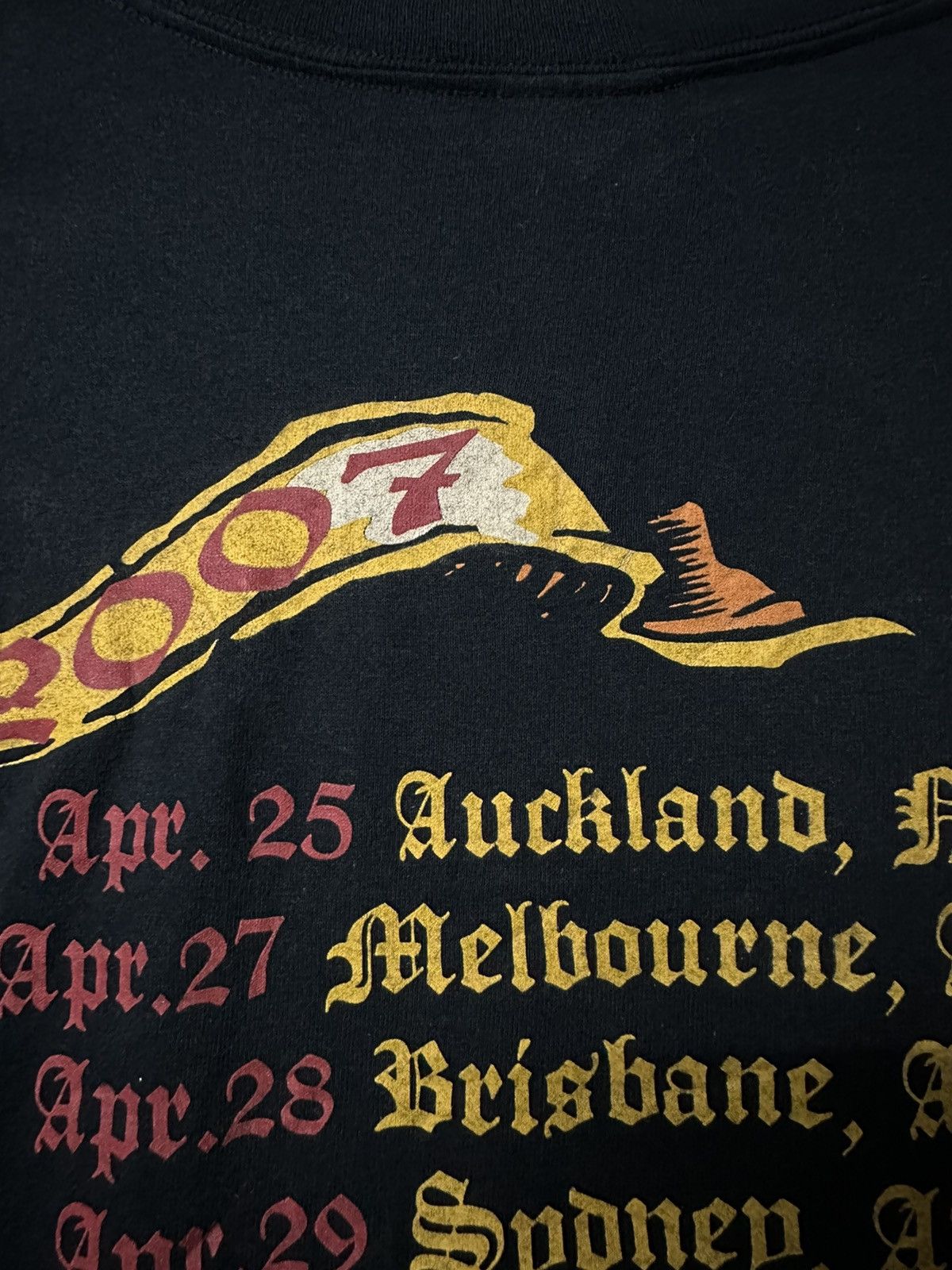 Band Tees × Vintage Vintage Lamb Of God Tour Australia Faded Tee Size US XL / EU 56 / 4 - 9 Thumbnail