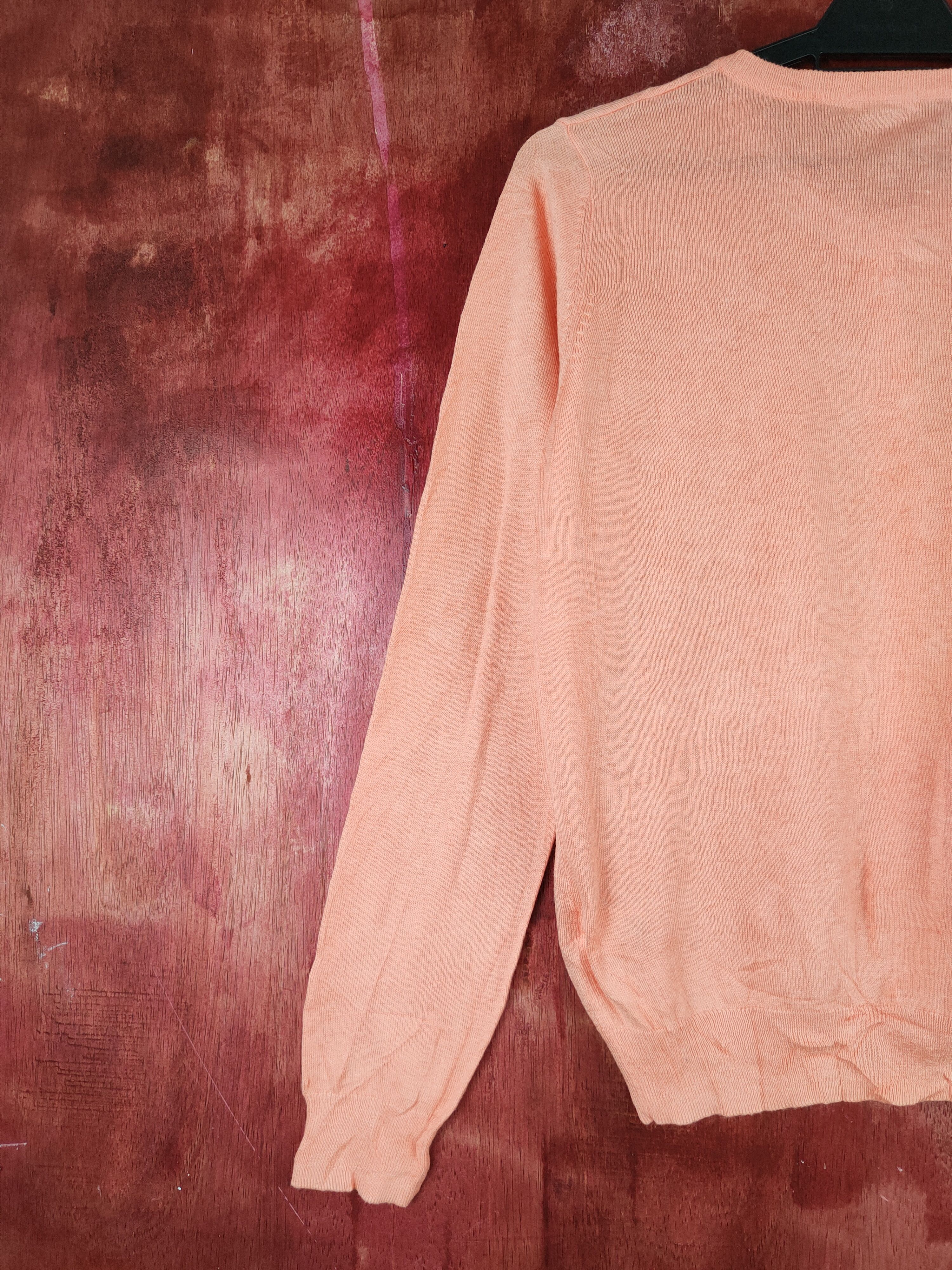 GU × Japanese Brand GU Orange Cardigan knitwear streetwear #S868 Size M / US 6-8 / IT 42-44 - 8 Thumbnail