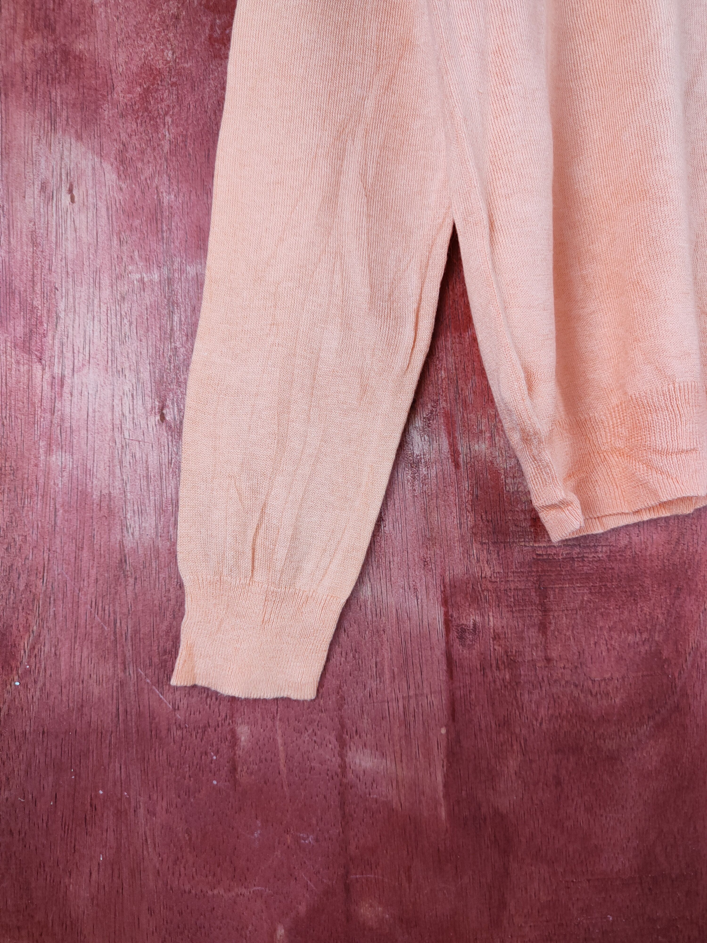 GU × Japanese Brand GU Orange Cardigan knitwear streetwear #S868 Size M / US 6-8 / IT 42-44 - 4 Thumbnail