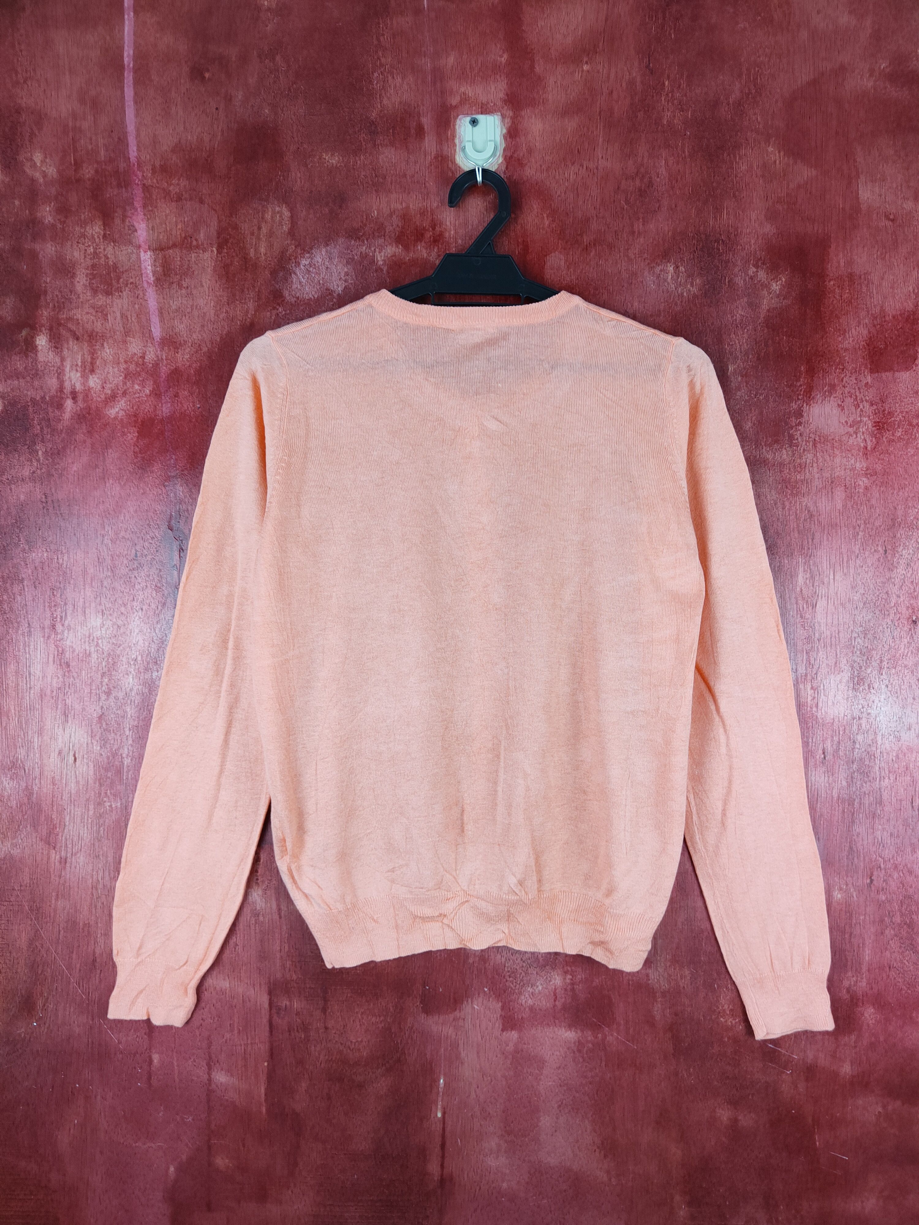 GU × Japanese Brand GU Orange Cardigan knitwear streetwear #S868 Size M / US 6-8 / IT 42-44 - 7 Thumbnail