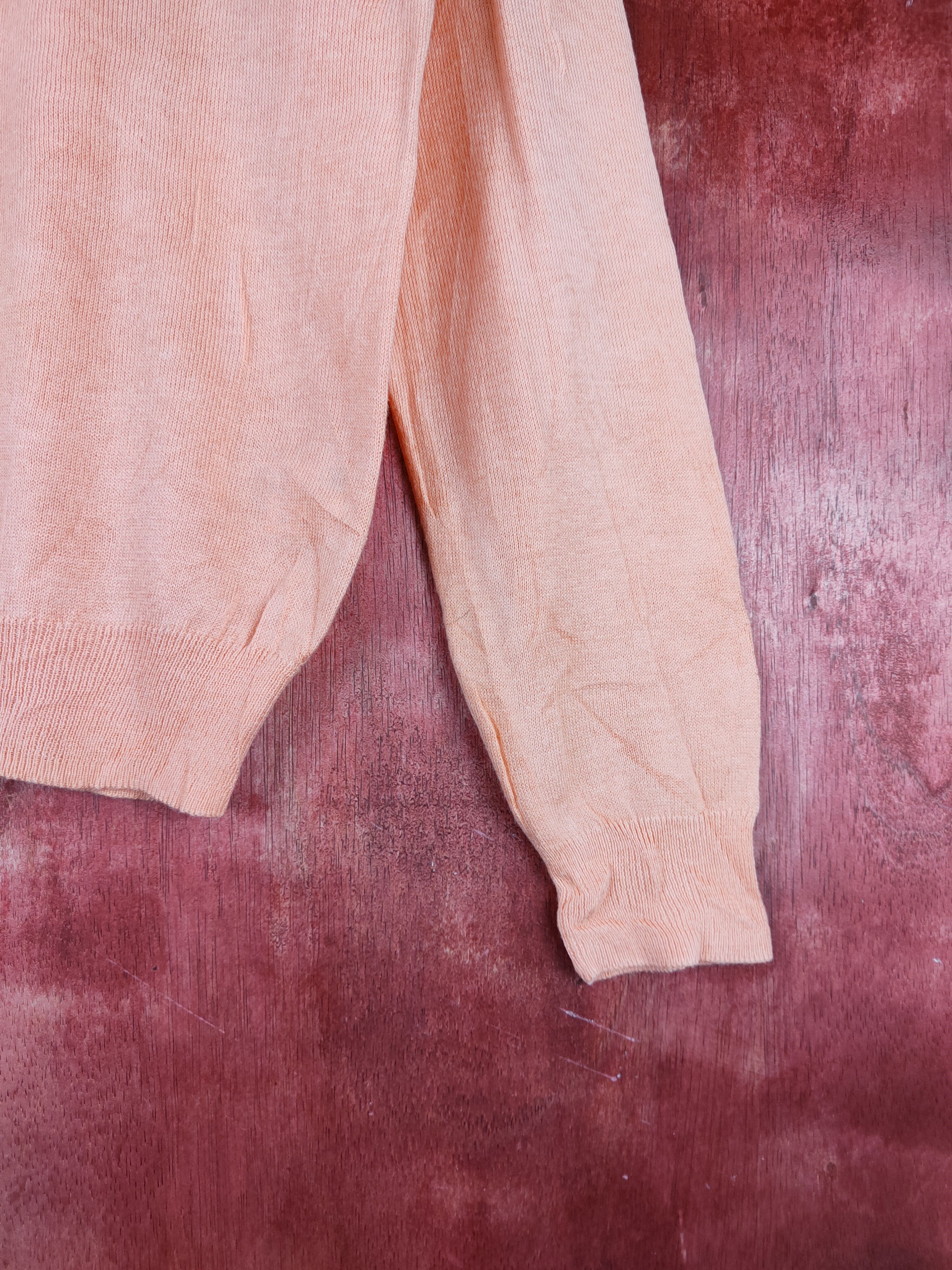 GU × Japanese Brand GU Orange Cardigan knitwear streetwear #S868 Size M / US 6-8 / IT 42-44 - 6 Thumbnail