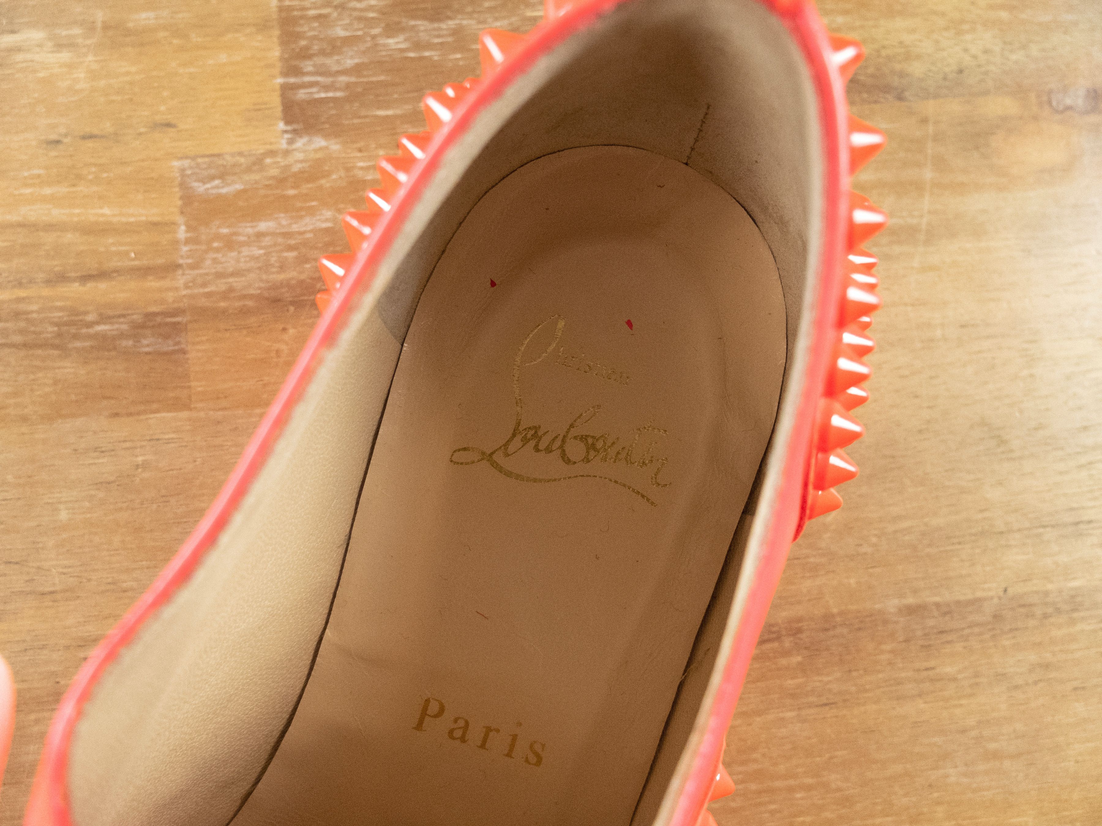 Christian Louboutin CHRISTIAN LOUBOUTIN Freddy Flat patent studs Oxford shoes 37 Size US 7 / IT 37 - 4 Thumbnail