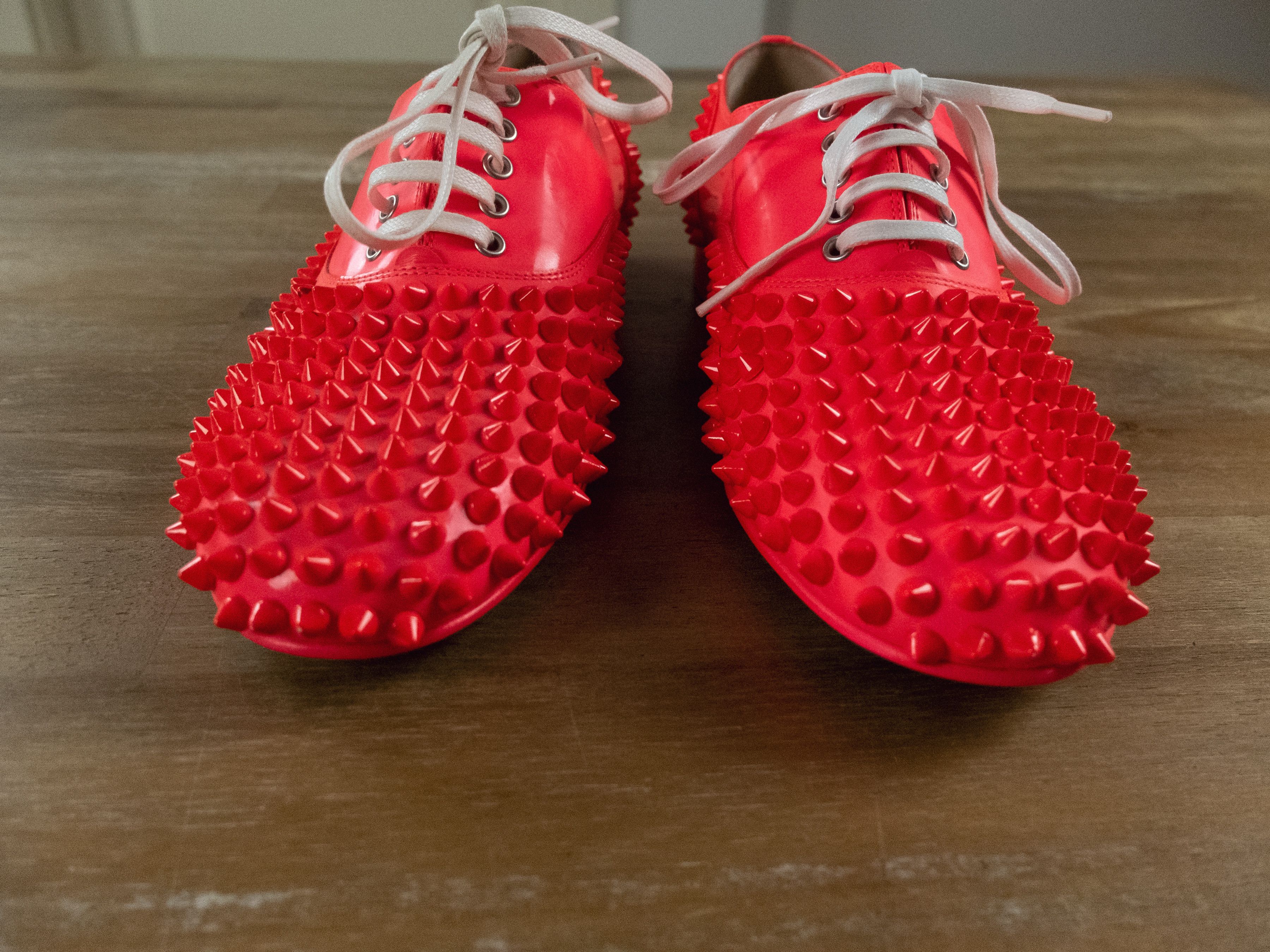 Christian Louboutin CHRISTIAN LOUBOUTIN Freddy Flat patent studs Oxford shoes 37 Size US 7 / IT 37 - 3 Thumbnail