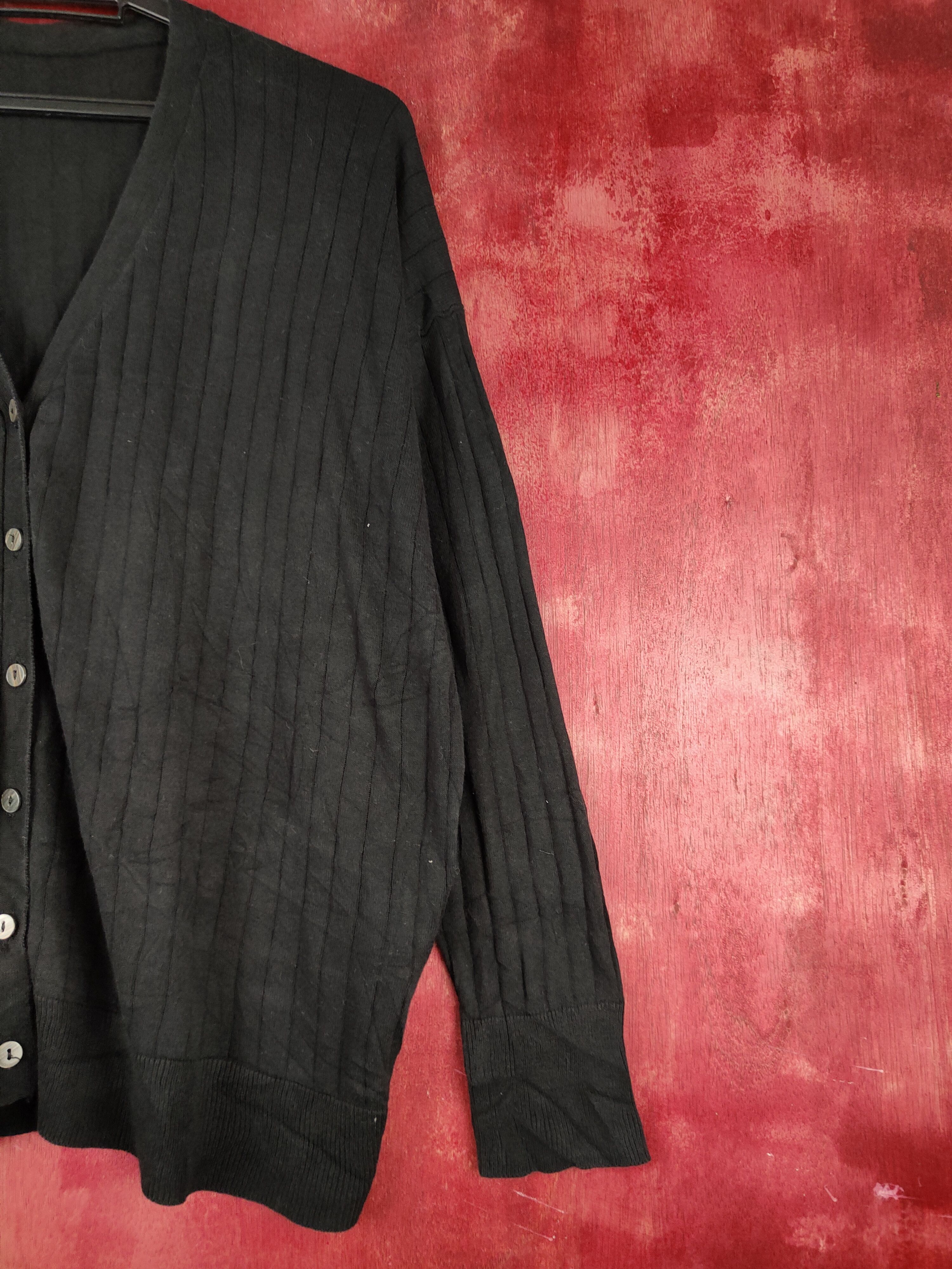Japanese Brand Live in Comfort Black Cardigan knitwear vintage #S864 Size XL / US 12-14 / IT 48-50 - 5 Thumbnail
