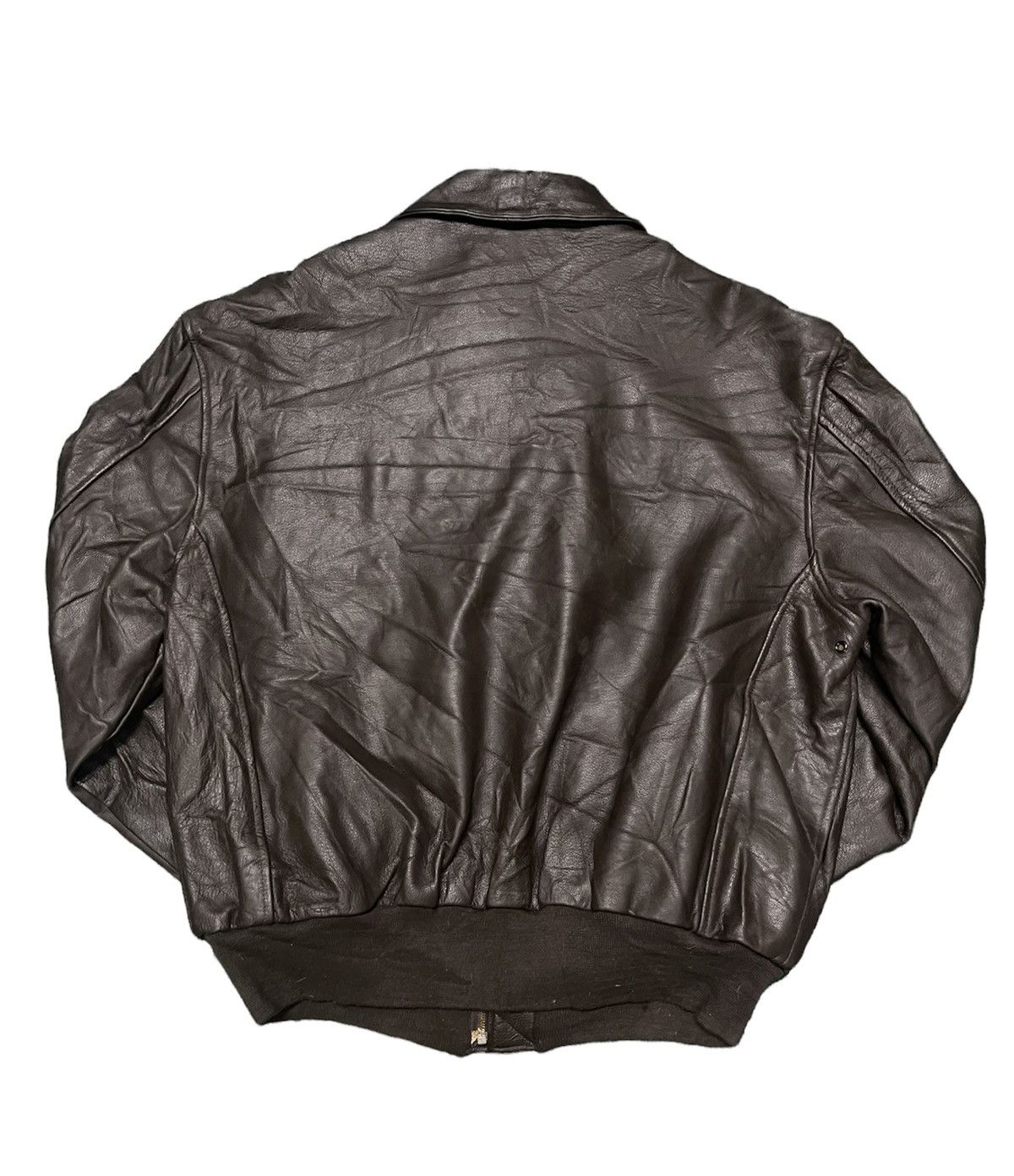 ジャケット・アウター 80s vintage A2 type real leather jacket 80s A2 Flight Vintage Military Leather Jacket - Shop Now