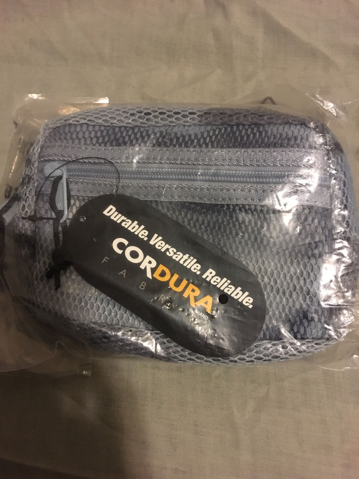 image of Supreme Mesh Side Bag Blue Chocolate Chip Camo in Blue Camo, Men's