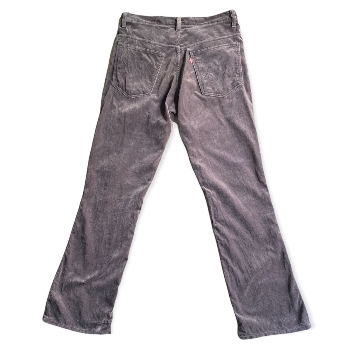 Comme des Garcons 2002 Velour Bootcut Pants Size US 30 / EU 46 - 2 Thumbnail