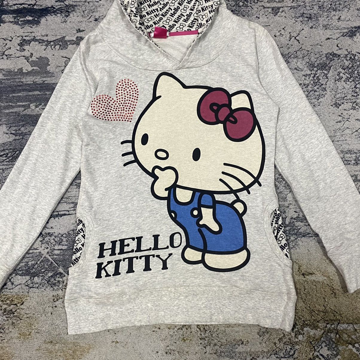 Anime × Cartoon Network × Japanese Brand Steals🔥 Vintage Hello Kitty pull Over Hoodies Size M / US 6-8 / IT 42-44 - 2 Thumbnail