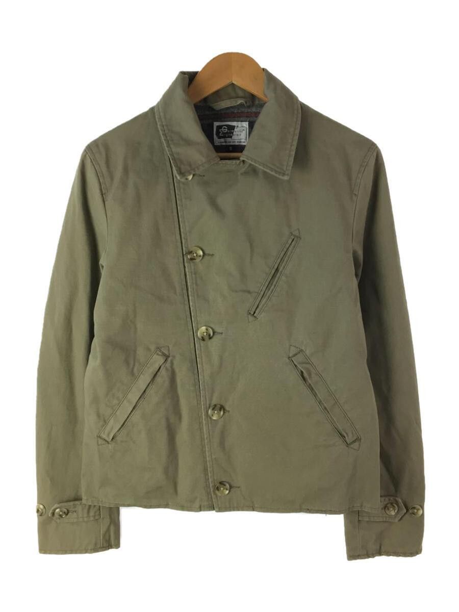 Asymmetrical Button Military Blouson Jacket