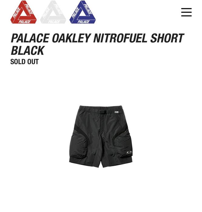 palace oakley nitrofuel short black M - パンツ