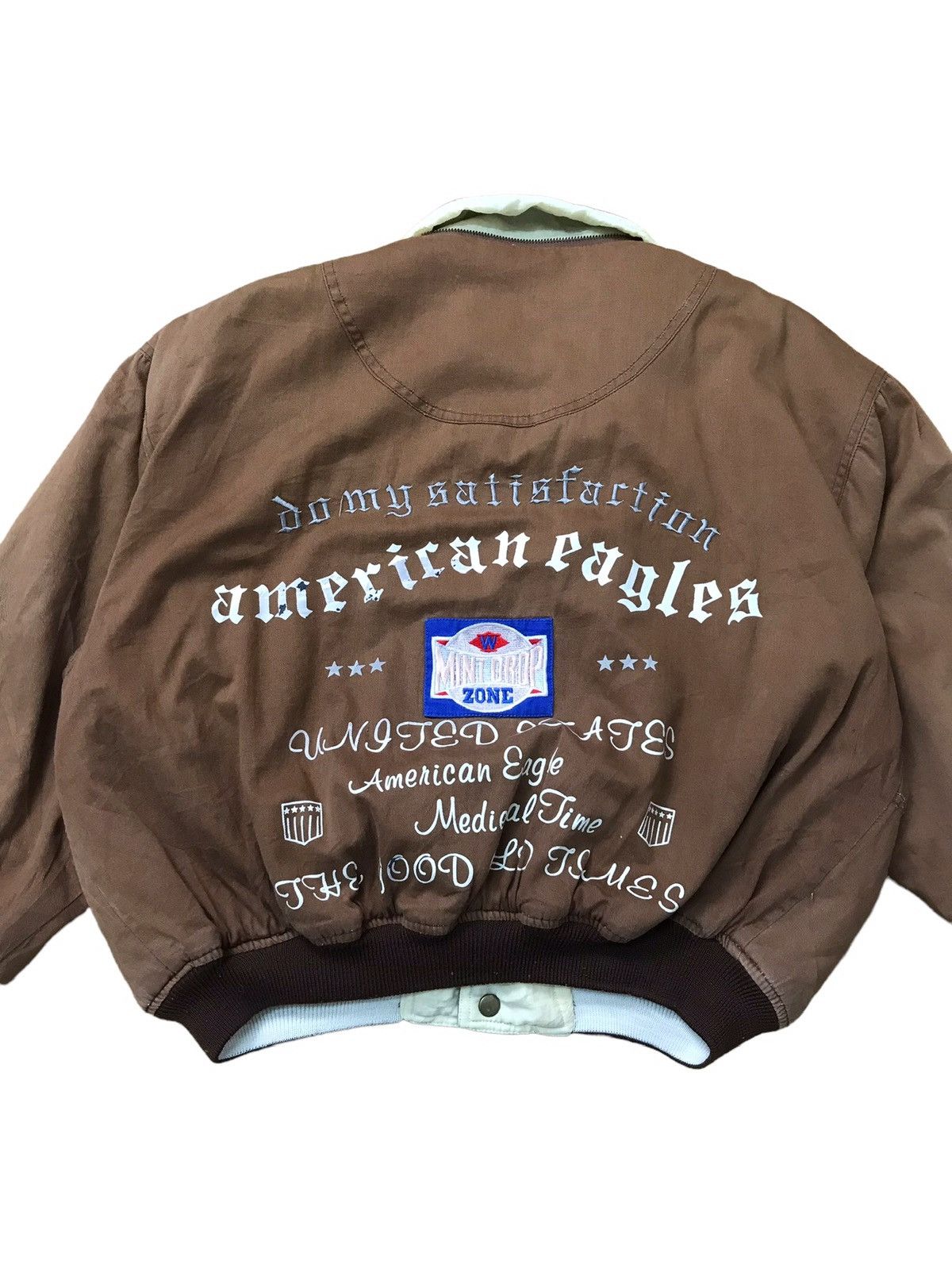 Japanese Brand × Vintage Vintage Mint Drop Bomber Jacket Size US M / EU 48-50 / 2 - 4 Thumbnail