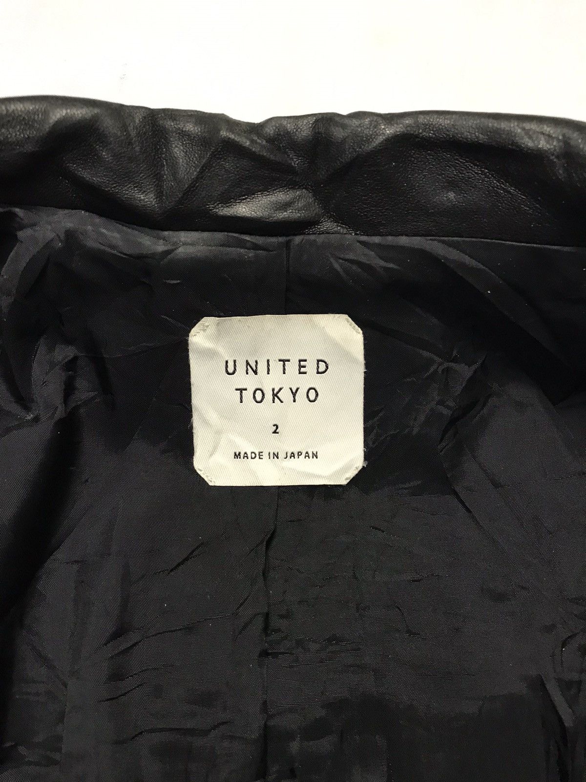 Japanese Brand × Vintage United Tokyo Lamb Skin Biker Jacket Size S / US 4 / IT 40 - 7 Thumbnail