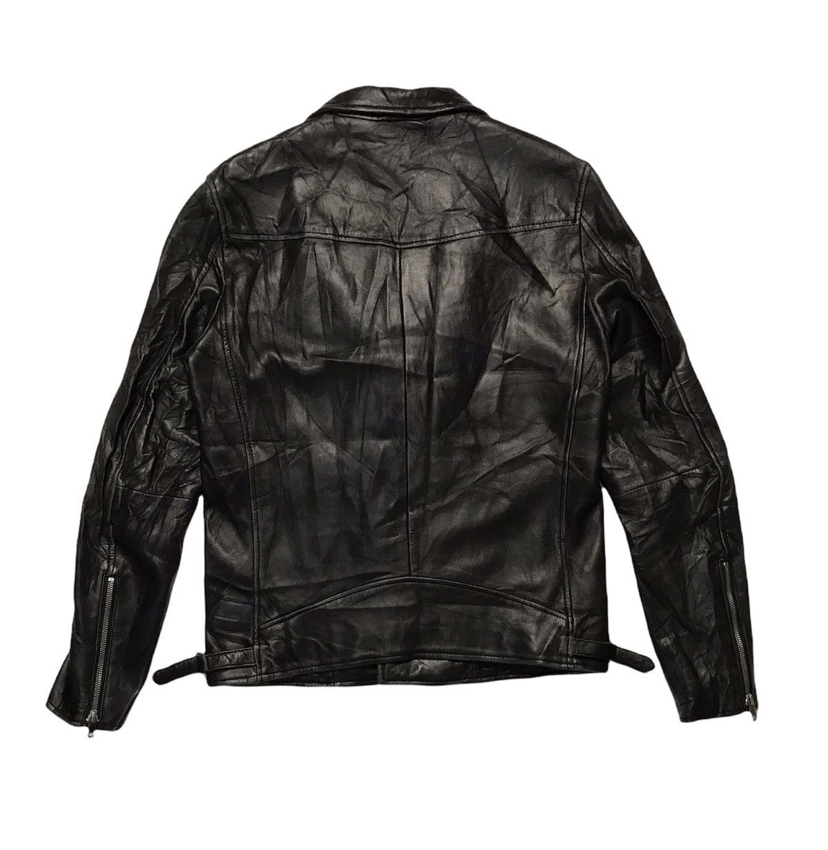 Japanese Brand × Vintage United Tokyo Lamb Skin Biker Jacket Size S / US 4 / IT 40 - 6 Thumbnail