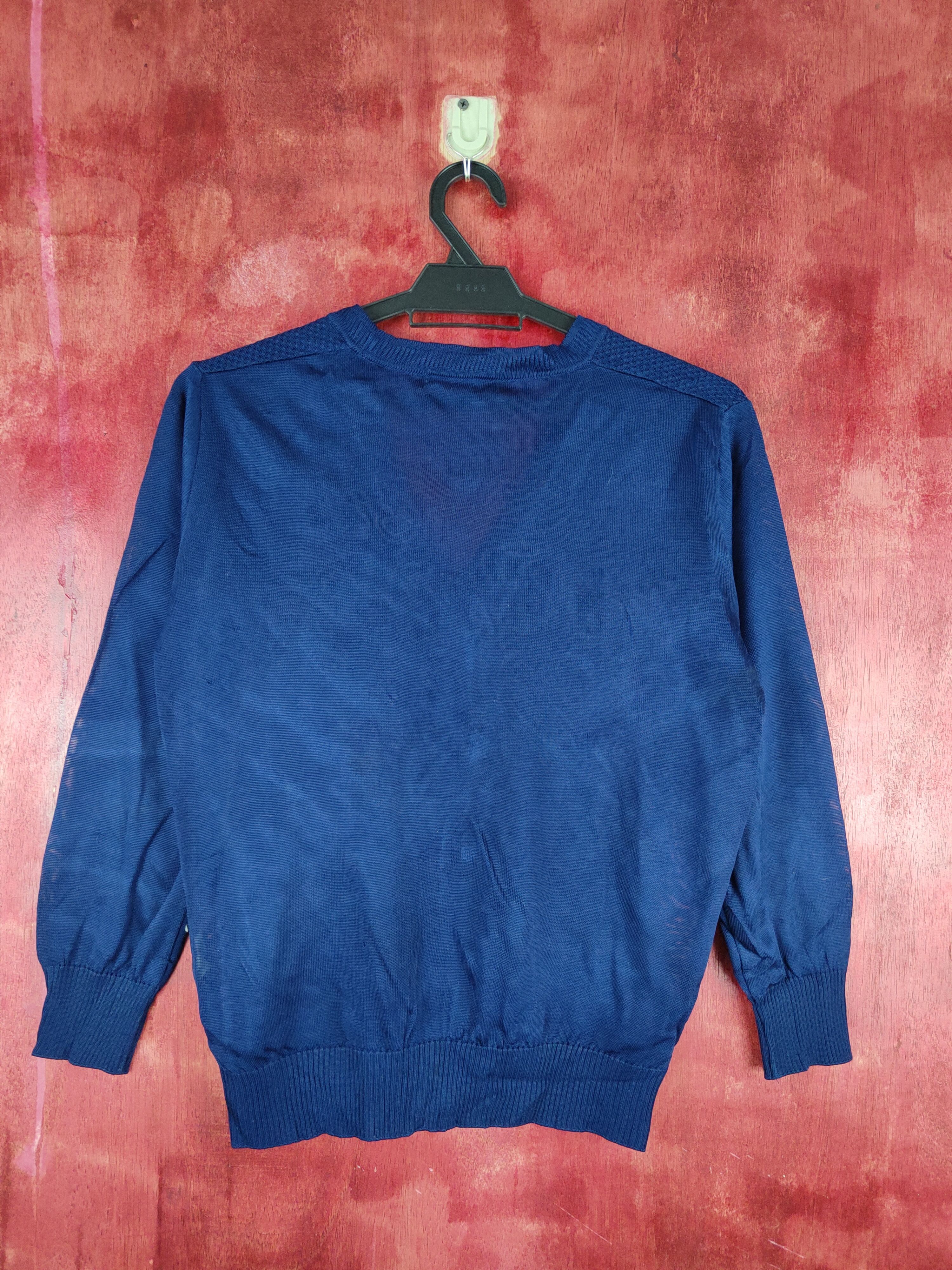 Japanese Brand Salone Dark Blue Cardigan knitwear vintage japan #S852 Size M / US 6-8 / IT 42-44 - 7 Thumbnail