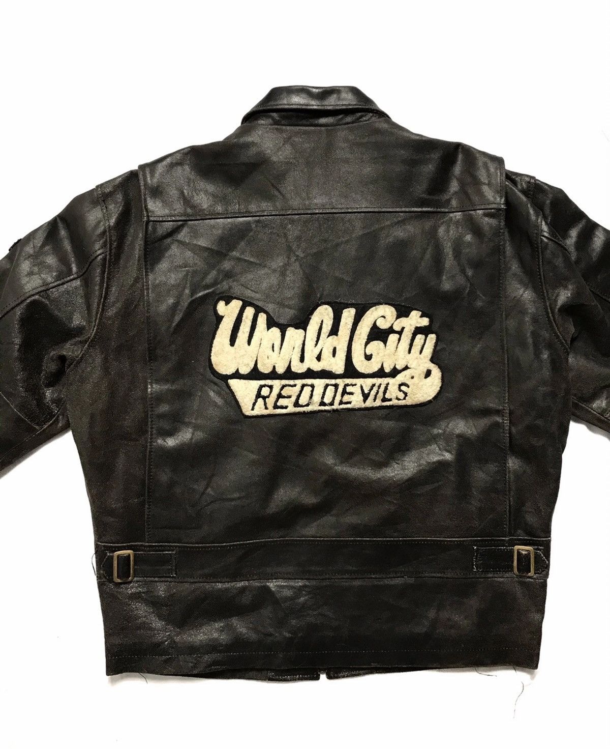 Japanese Brand Red Devil G.P Leather Jacket Size US L / EU 52-54 / 3 - 1 Thumbnail