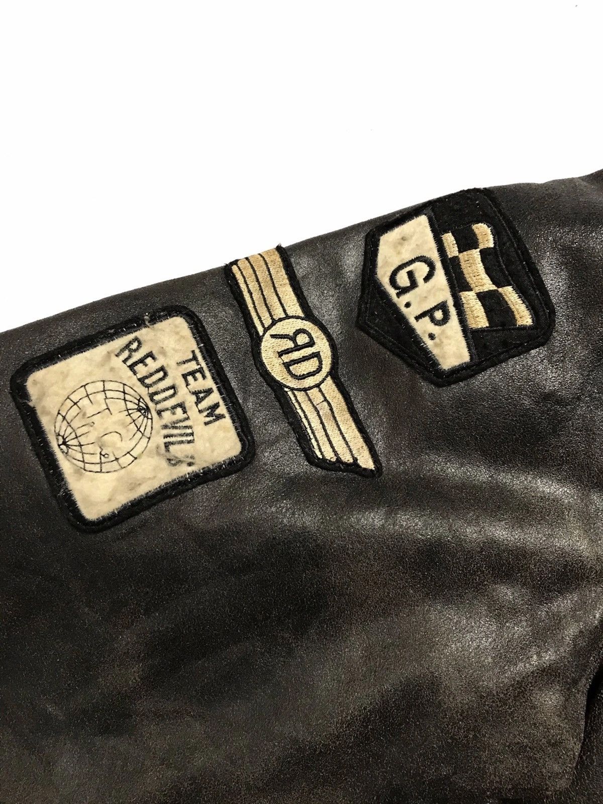 Japanese Brand Red Devil G.P Leather Jacket Size US L / EU 52-54 / 3 - 15 Thumbnail