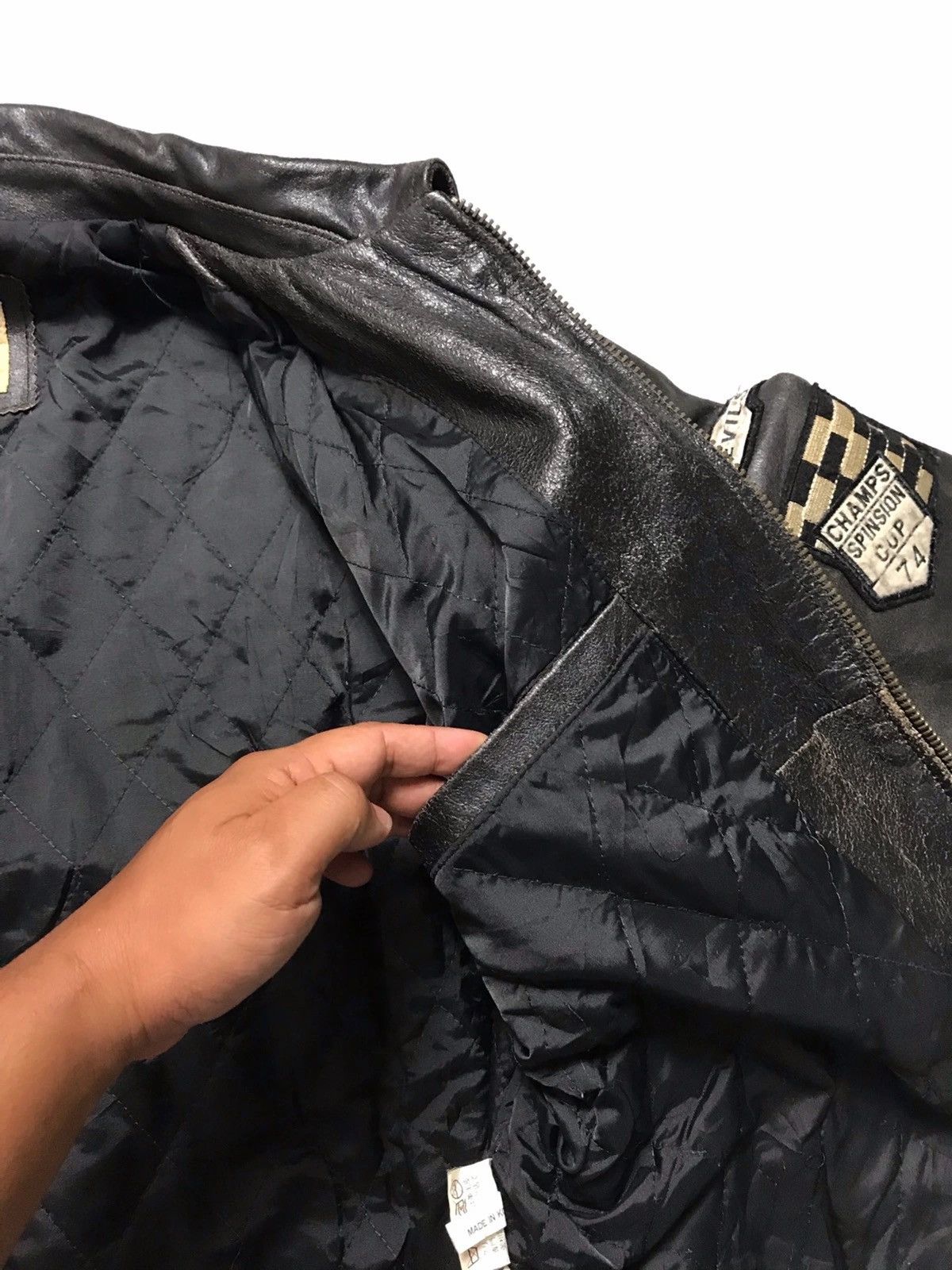 Japanese Brand Red Devil G.P Leather Jacket Size US L / EU 52-54 / 3 - 18 Thumbnail