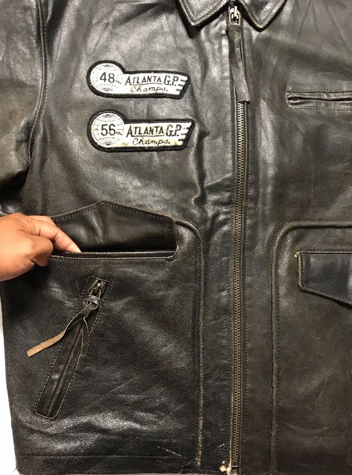 Japanese Brand Red Devil G.P Leather Jacket Size US L / EU 52-54 / 3 - 5 Thumbnail