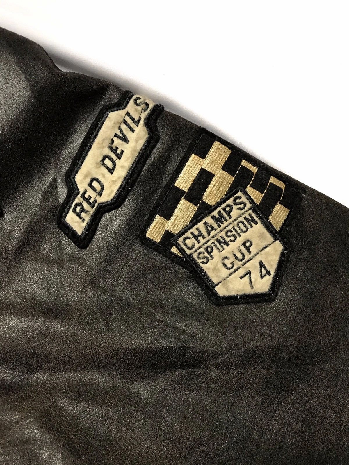 Japanese Brand Red Devil G.P Leather Jacket Size US L / EU 52-54 / 3 - 16 Thumbnail