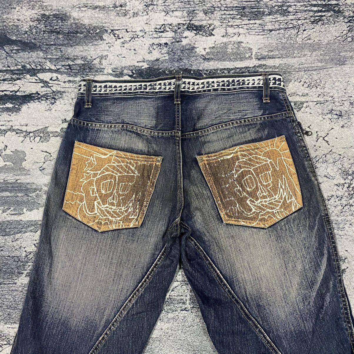 If Six Was Nine × Japanese Brand × PPFM Steals🔥 Japanese PPFM Washed Curve Leg Denim Jeans Size US 33 - 7 Thumbnail