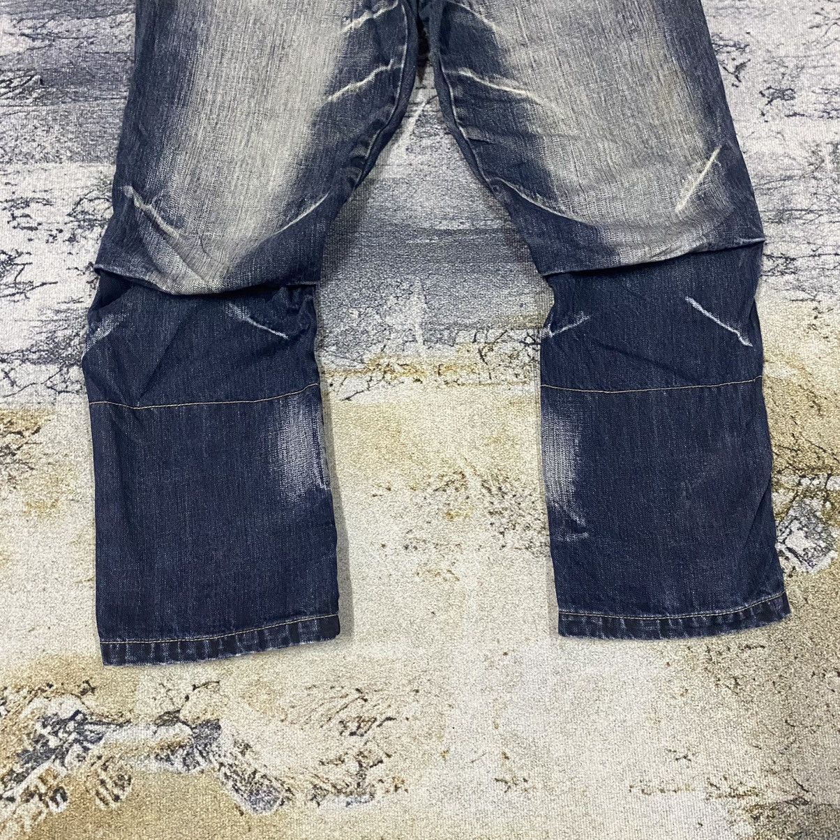 If Six Was Nine × Japanese Brand × PPFM Steals🔥 Japanese PPFM Washed Curve Leg Denim Jeans Size US 33 - 5 Thumbnail